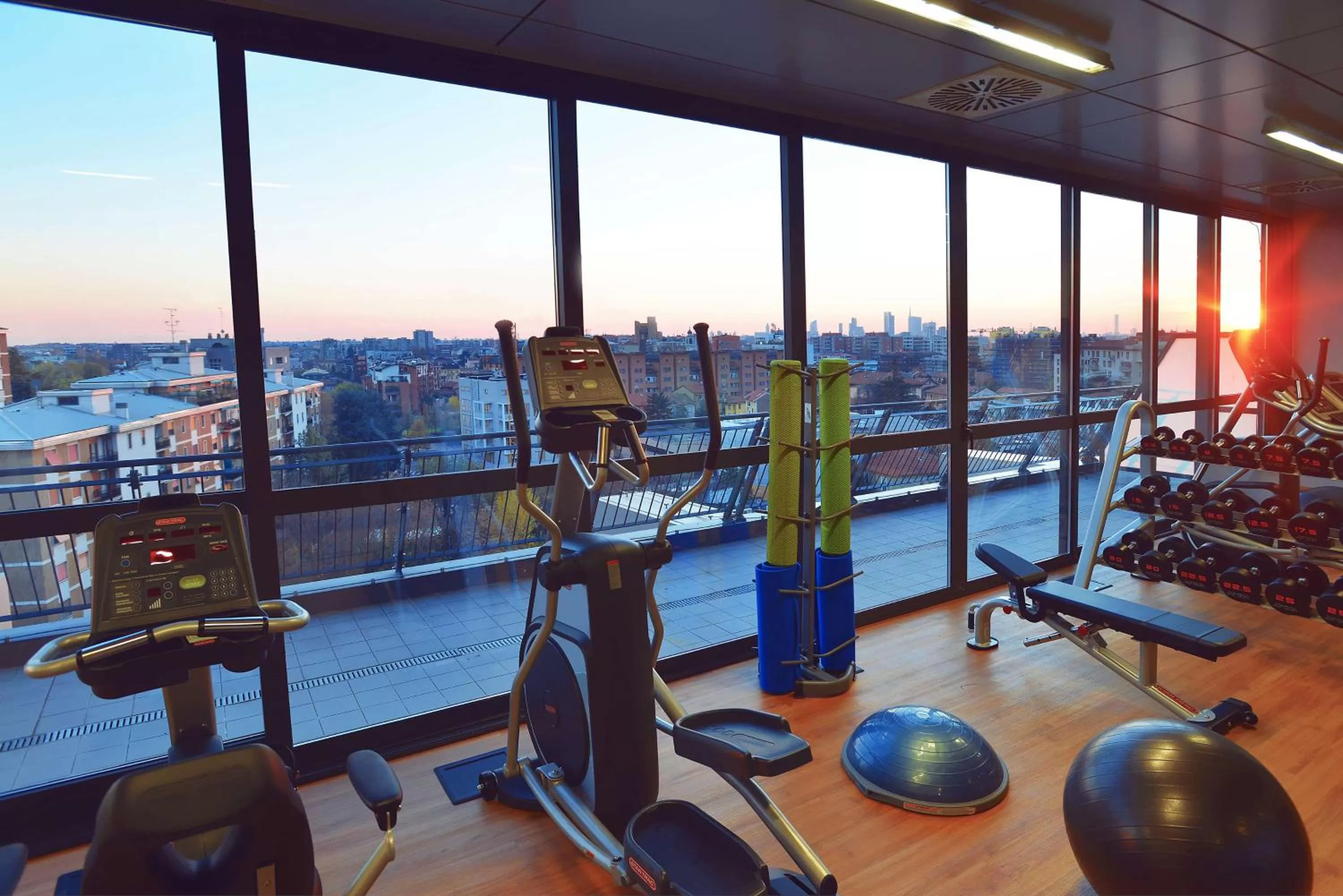 Fitness centre/facilities in Hilton Garden Inn Milan North
