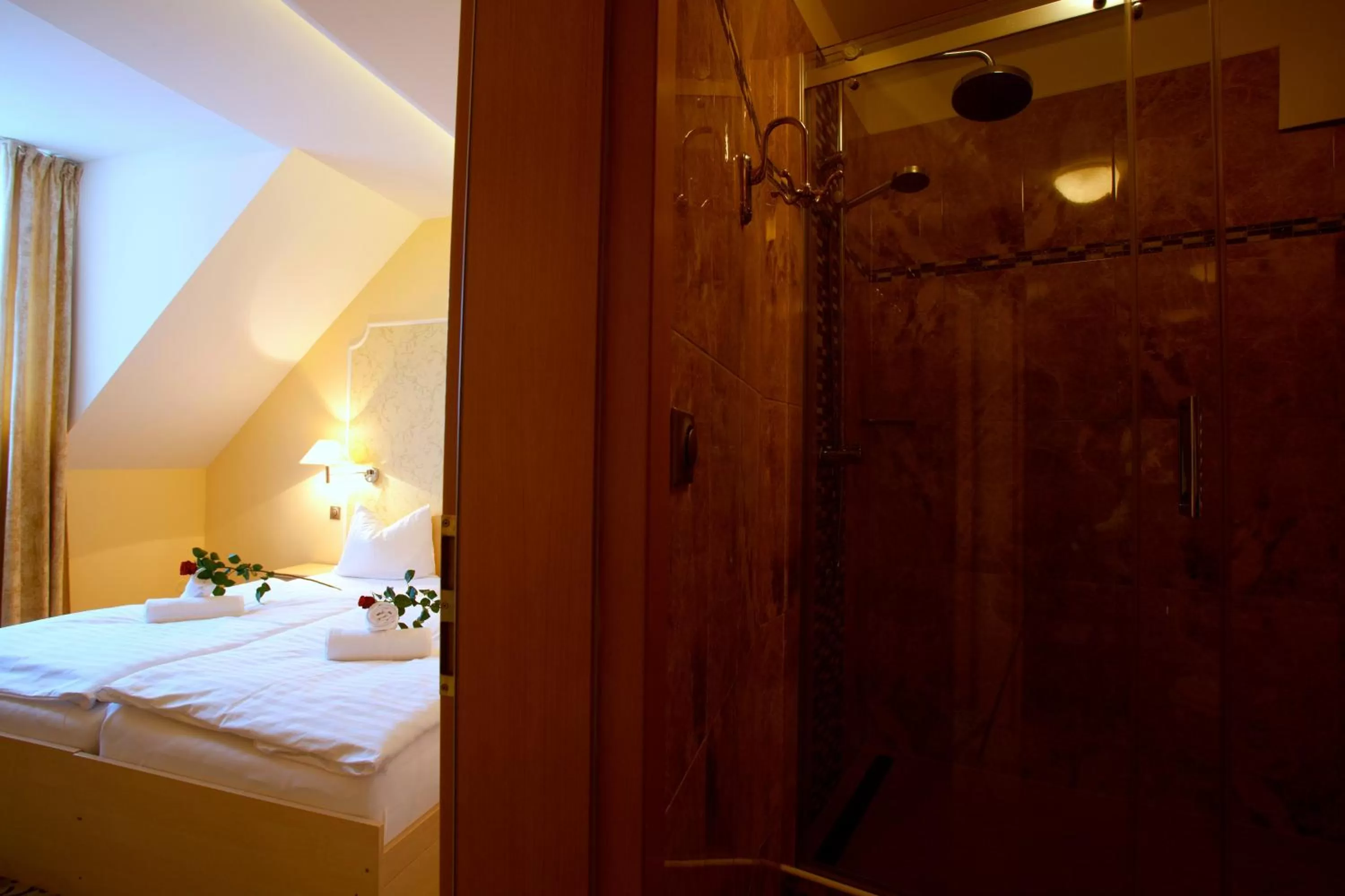 Bed in Hotel Ambiente Wellness & Spa