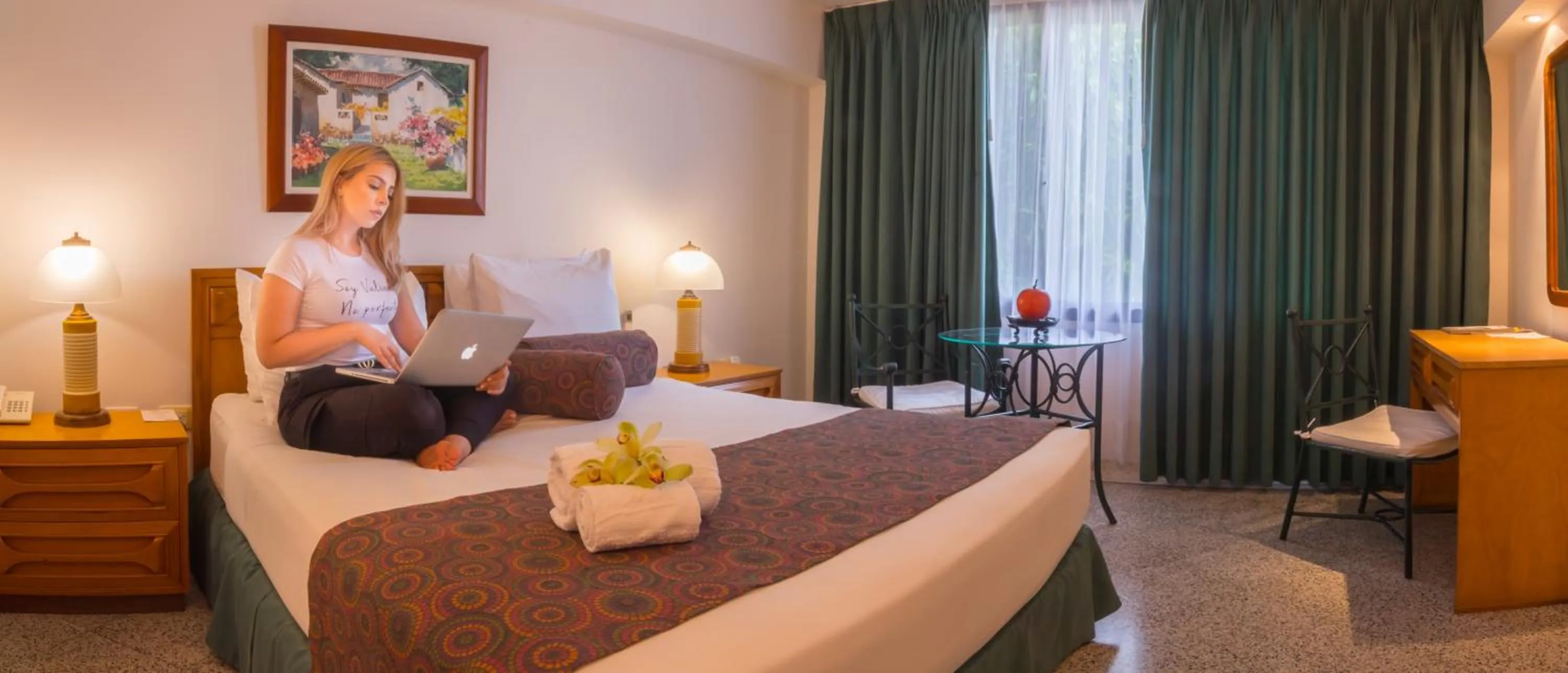 Bed in Hotel Chicala