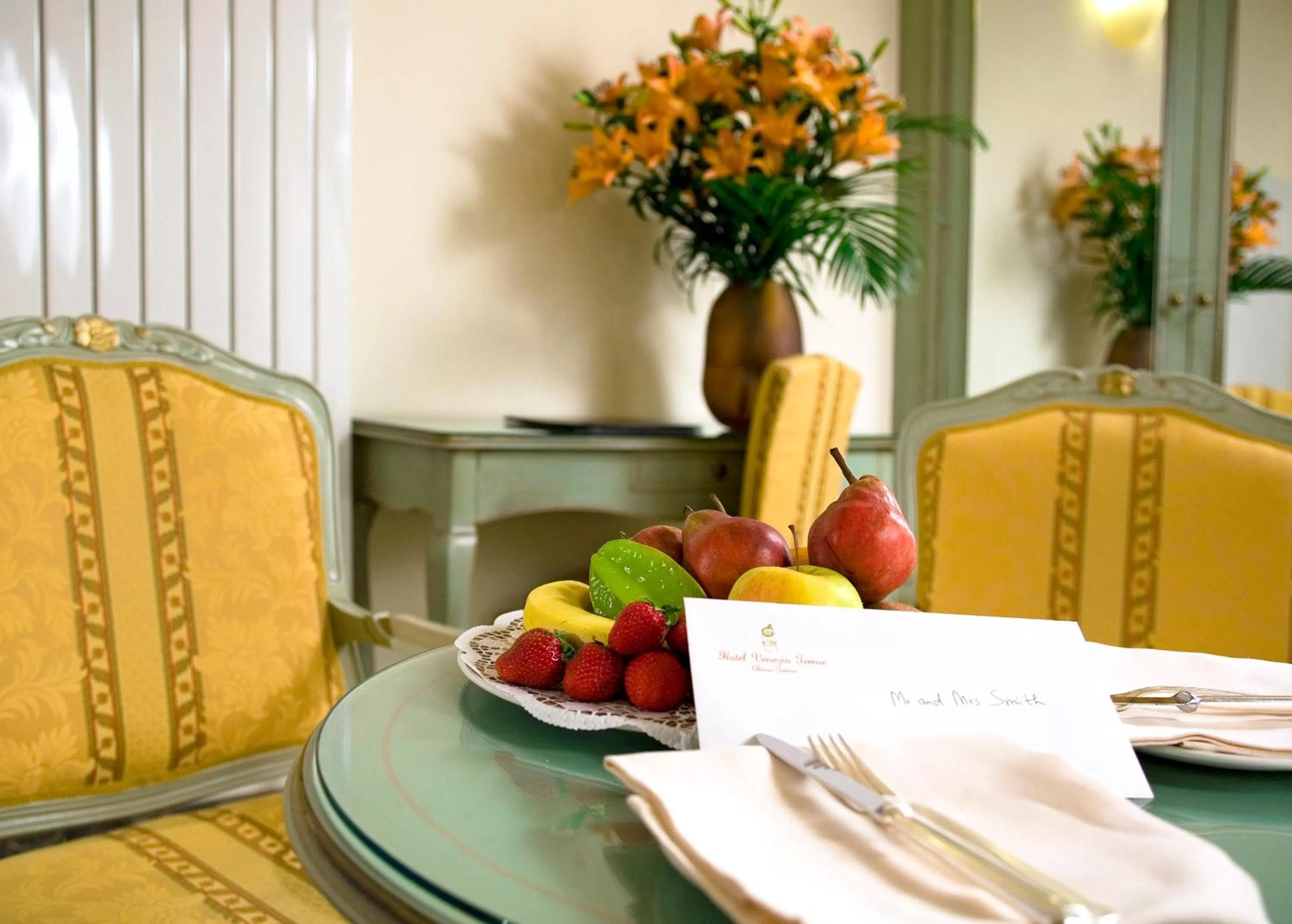 Decorative detail in Hotel Terme Venezia