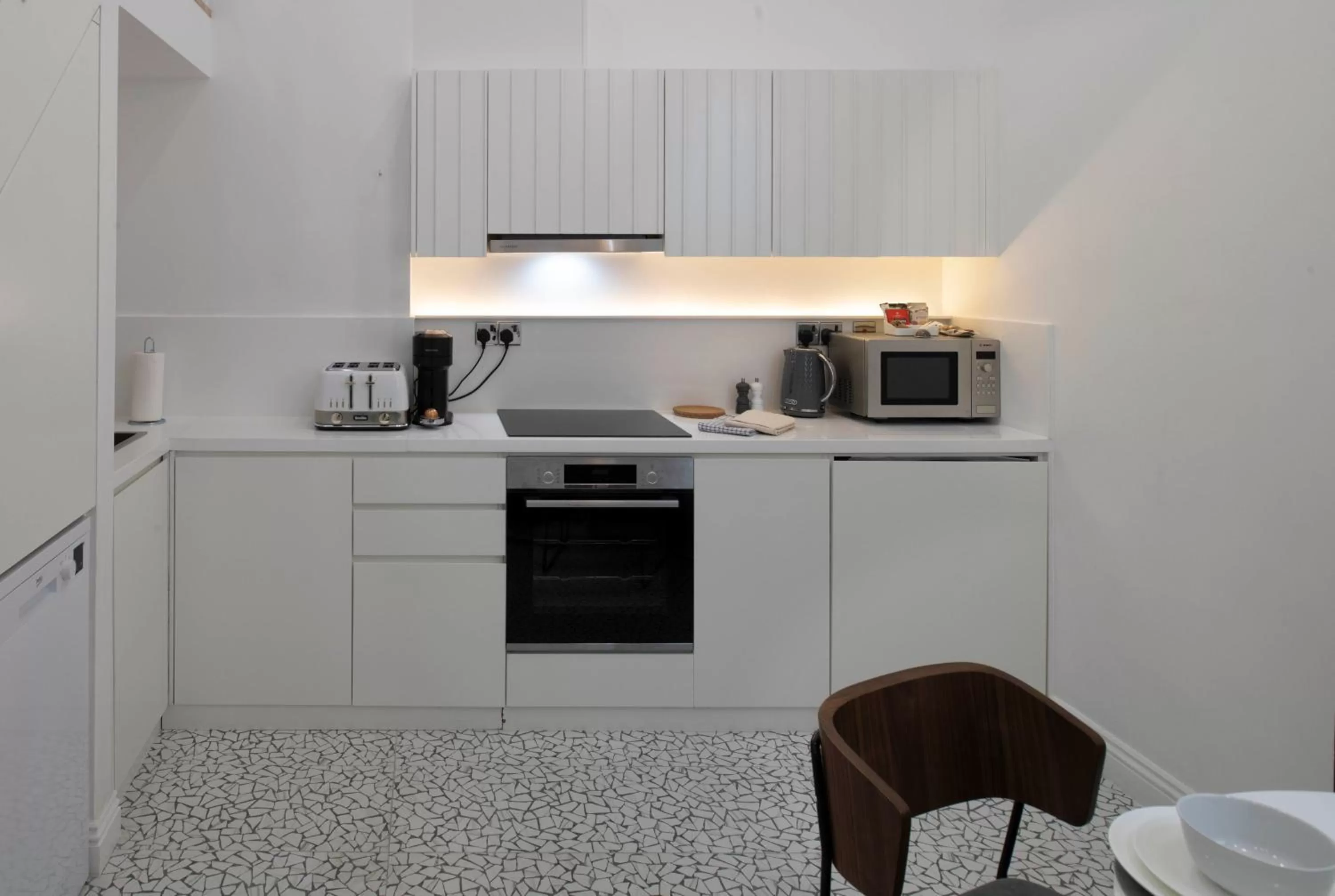 Kitchen or kitchenette in Trueman Court Luxury Serviced Apartments