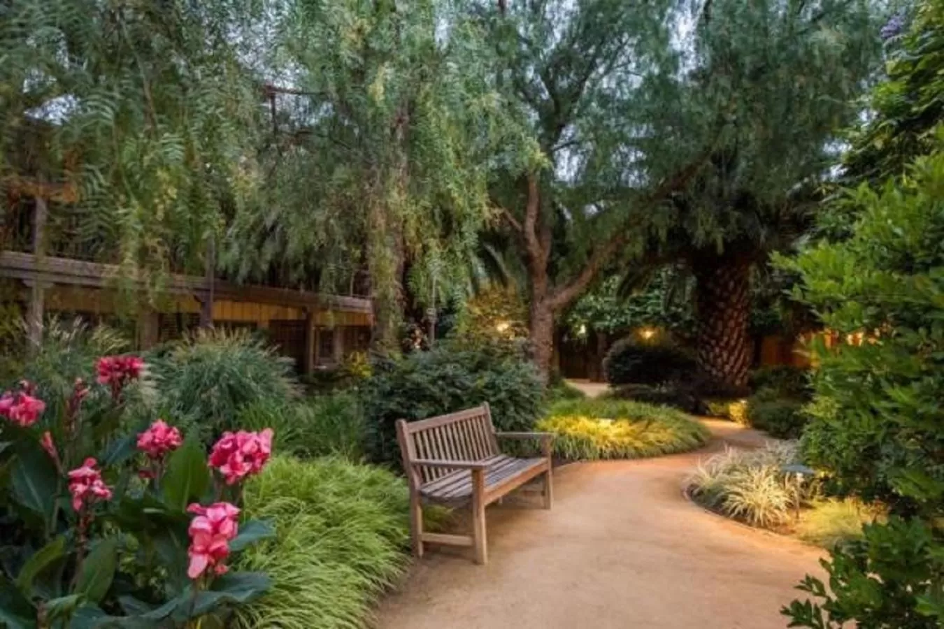 Garden in El Pueblo Inn