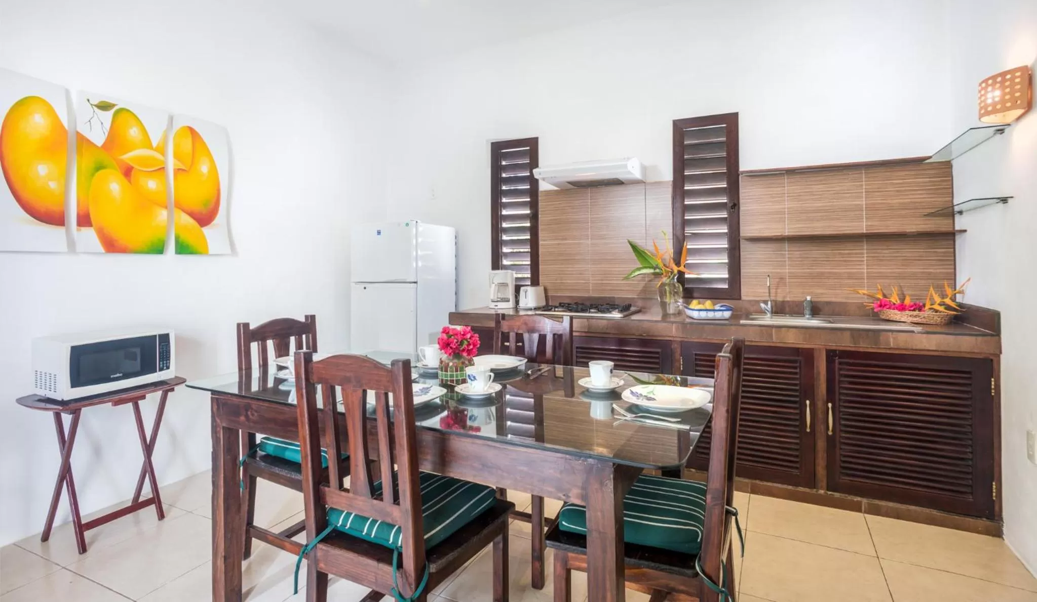 Dining area in Villas El Encanto Cozumel