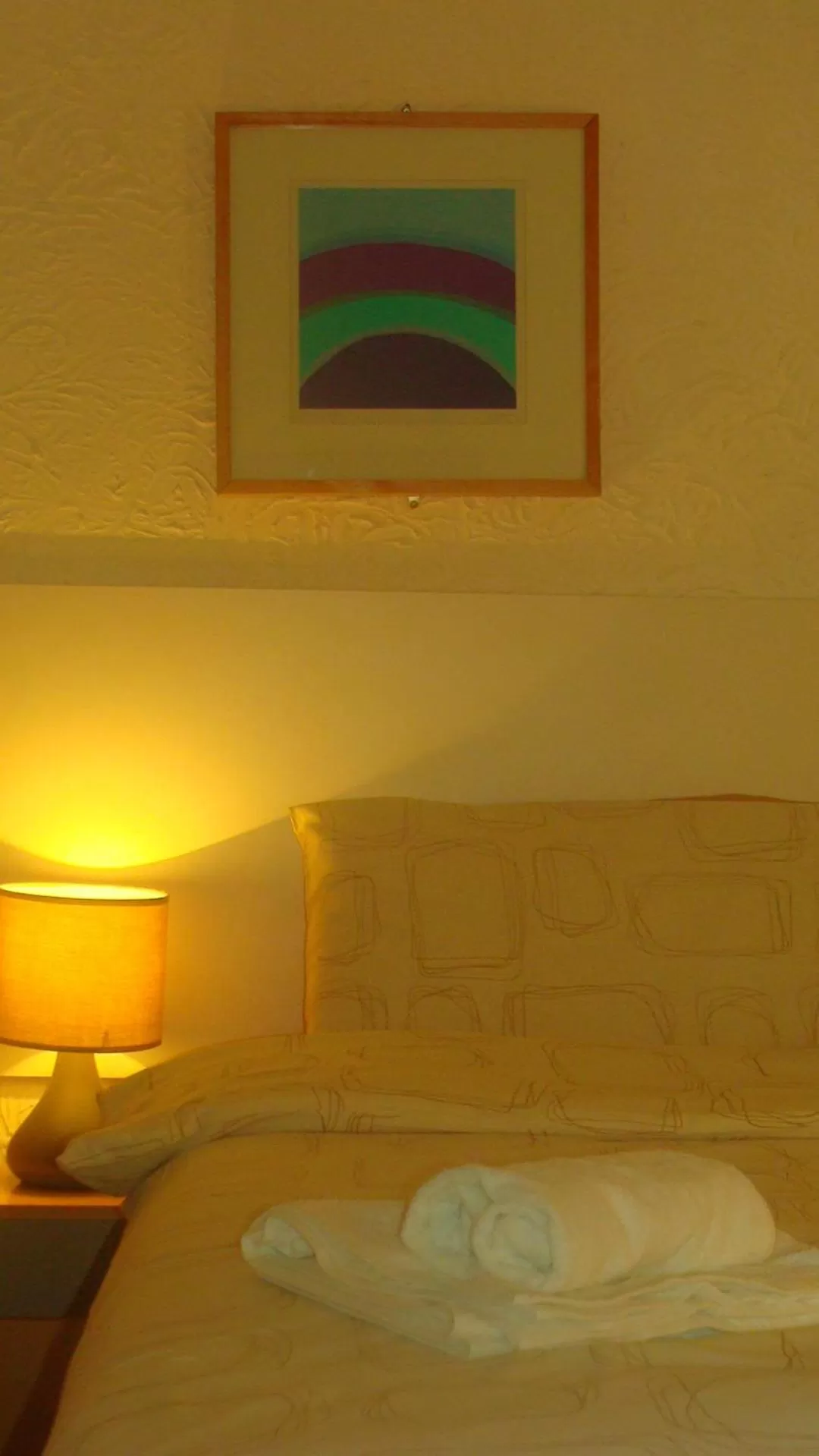 Decorative detail, Bed in Wilsons Hotel - Blackpool Tower View