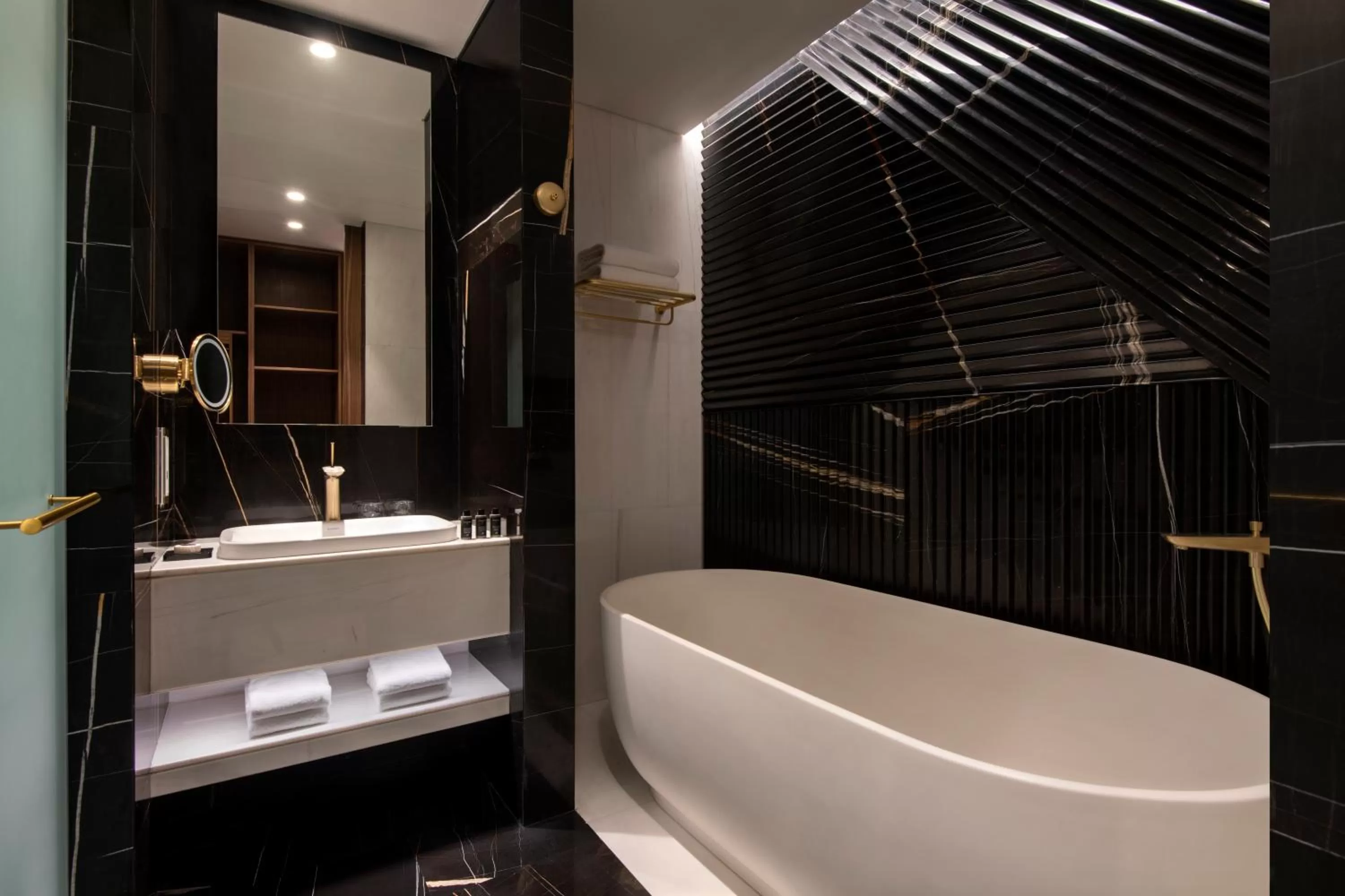 Bathroom in Steigenberger Hotel Doha