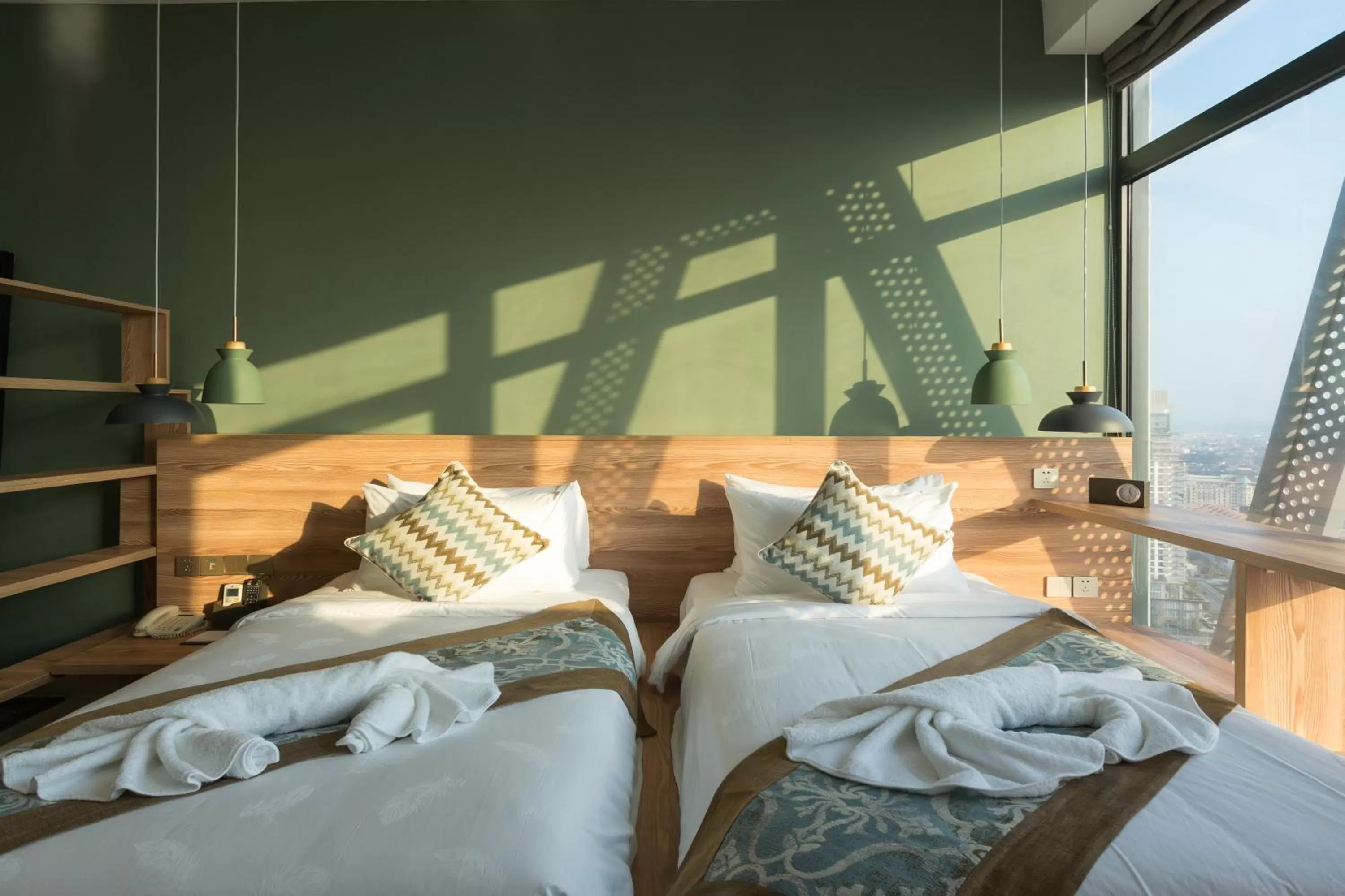 Bed in The Snowbell Hotel