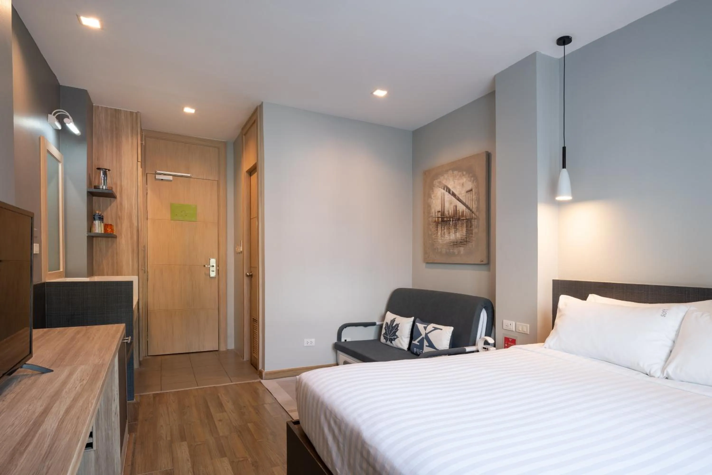 Bed in iCheck inn Gems Center Silom