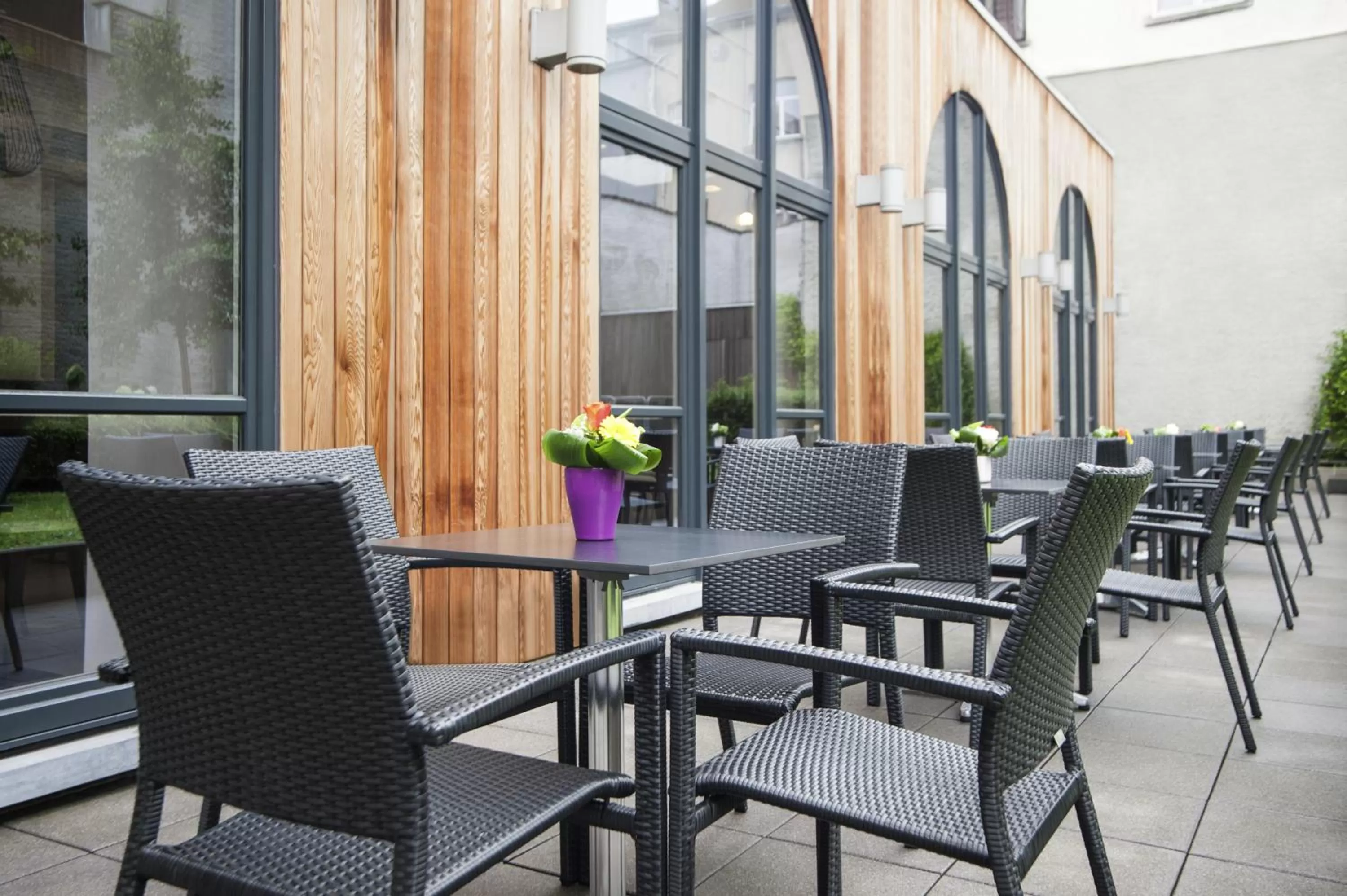 Balcony/Terrace in Novotel Brussels Centre Midi