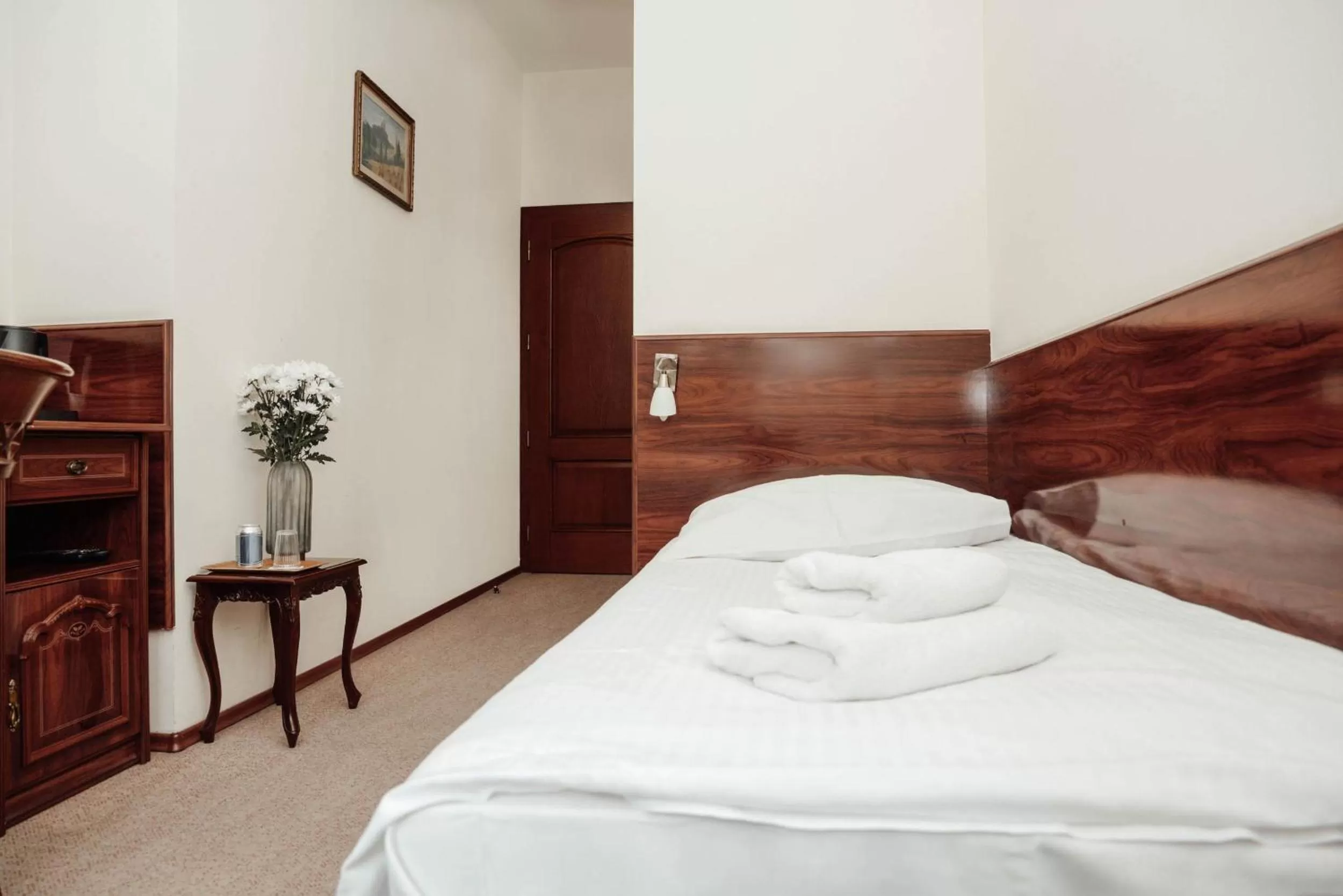 Bed in Old Time Hotel