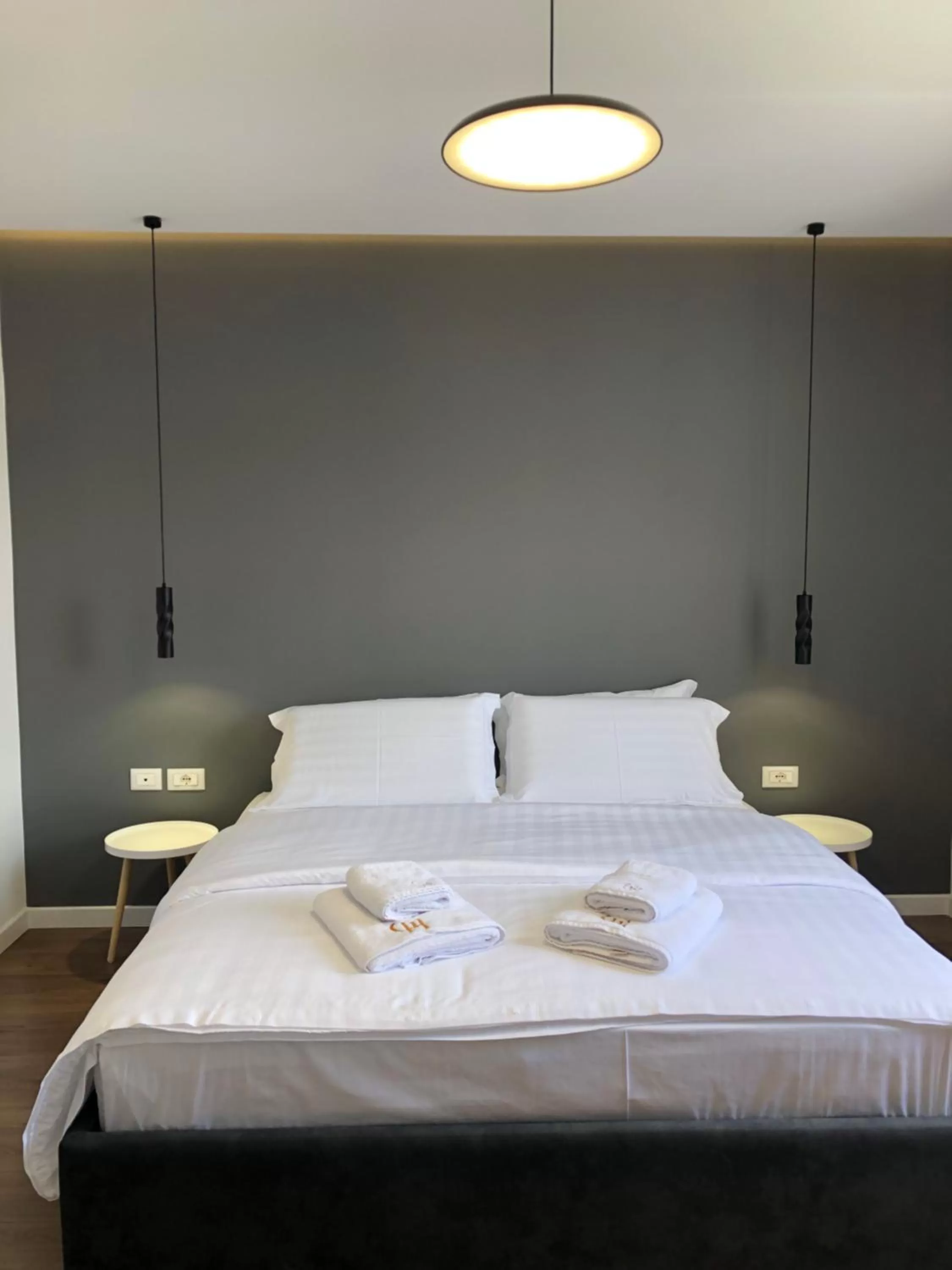 Bed in Grand Hotel Pogradec