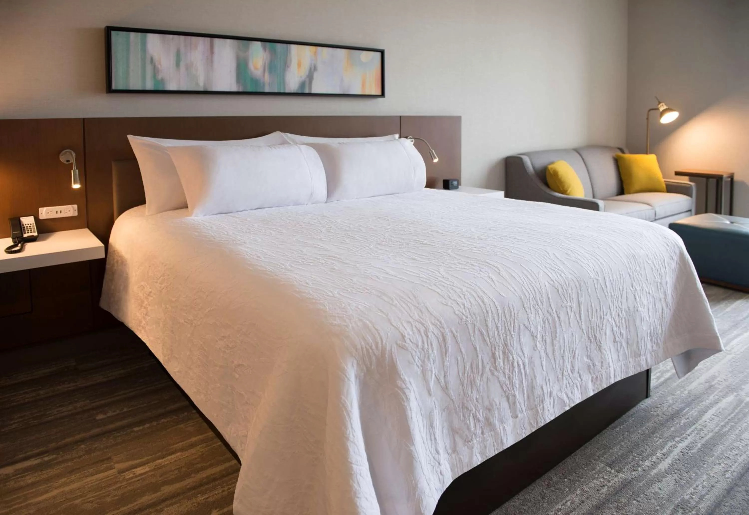 Living room, Bed in Hilton Garden Inn Wausau, WI