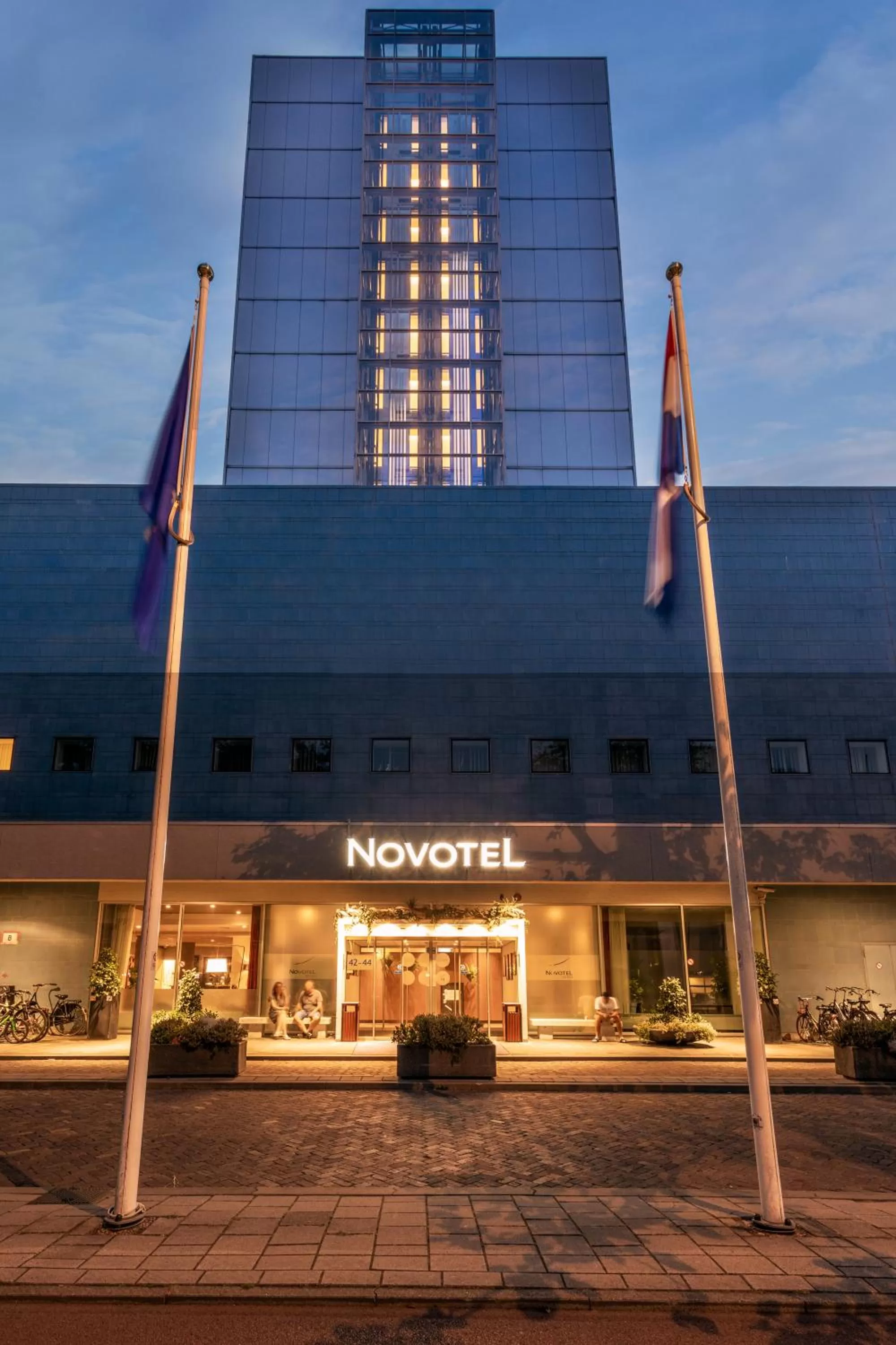 Facade/entrance in Novotel Den Haag World Forum