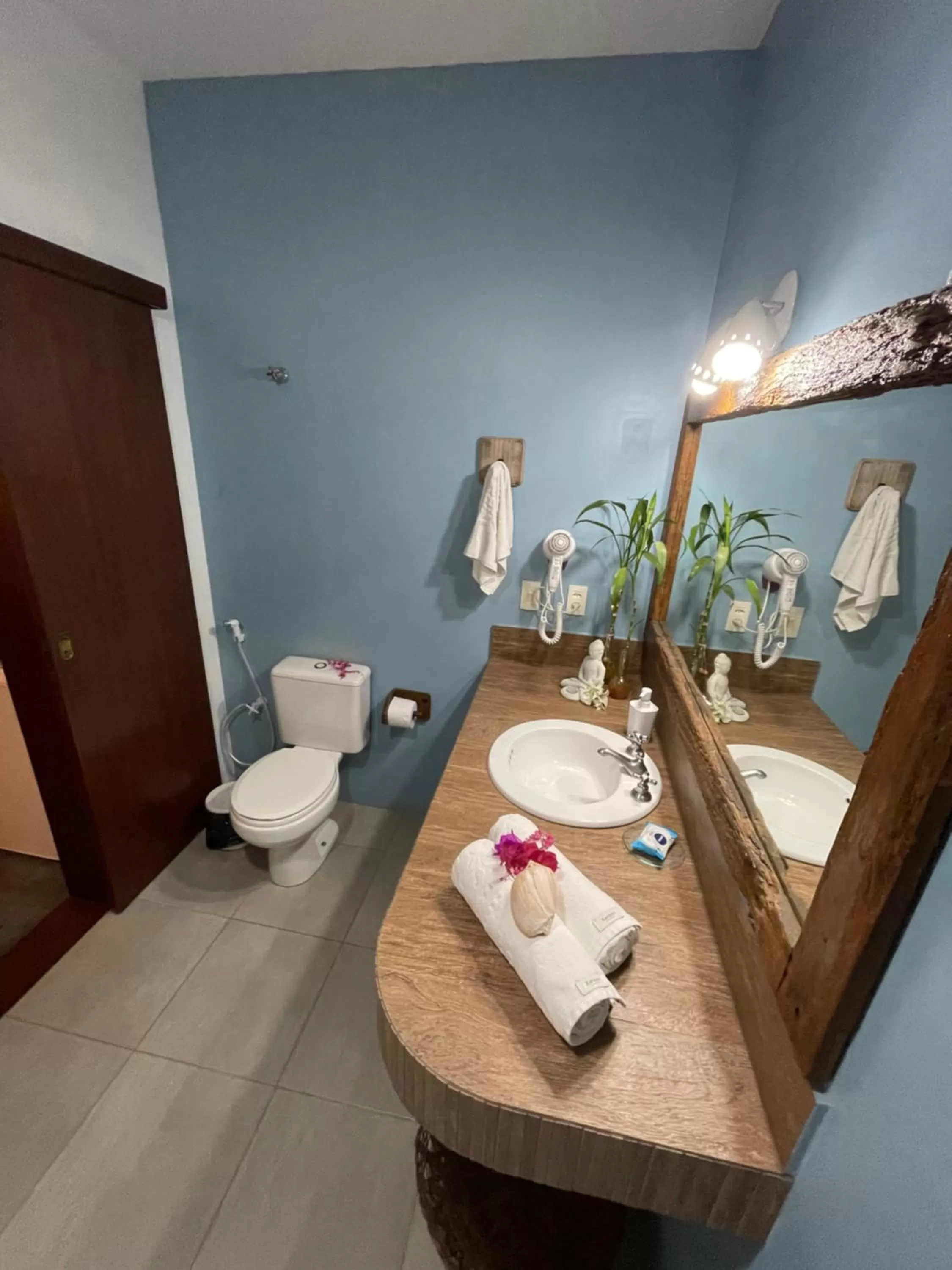 Bathroom in Pousada Santarina
