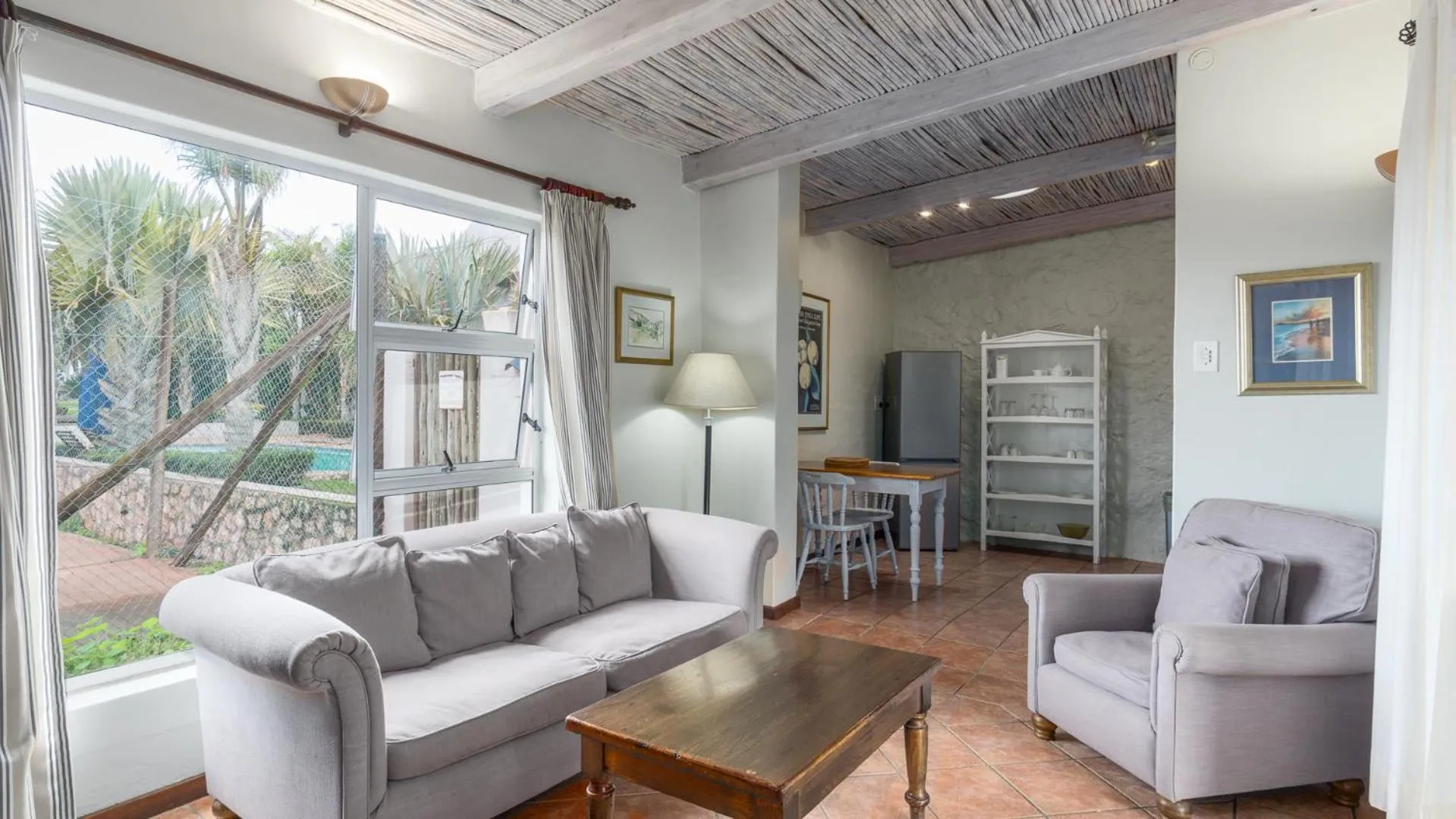 Living room in Blue Bay Lodge