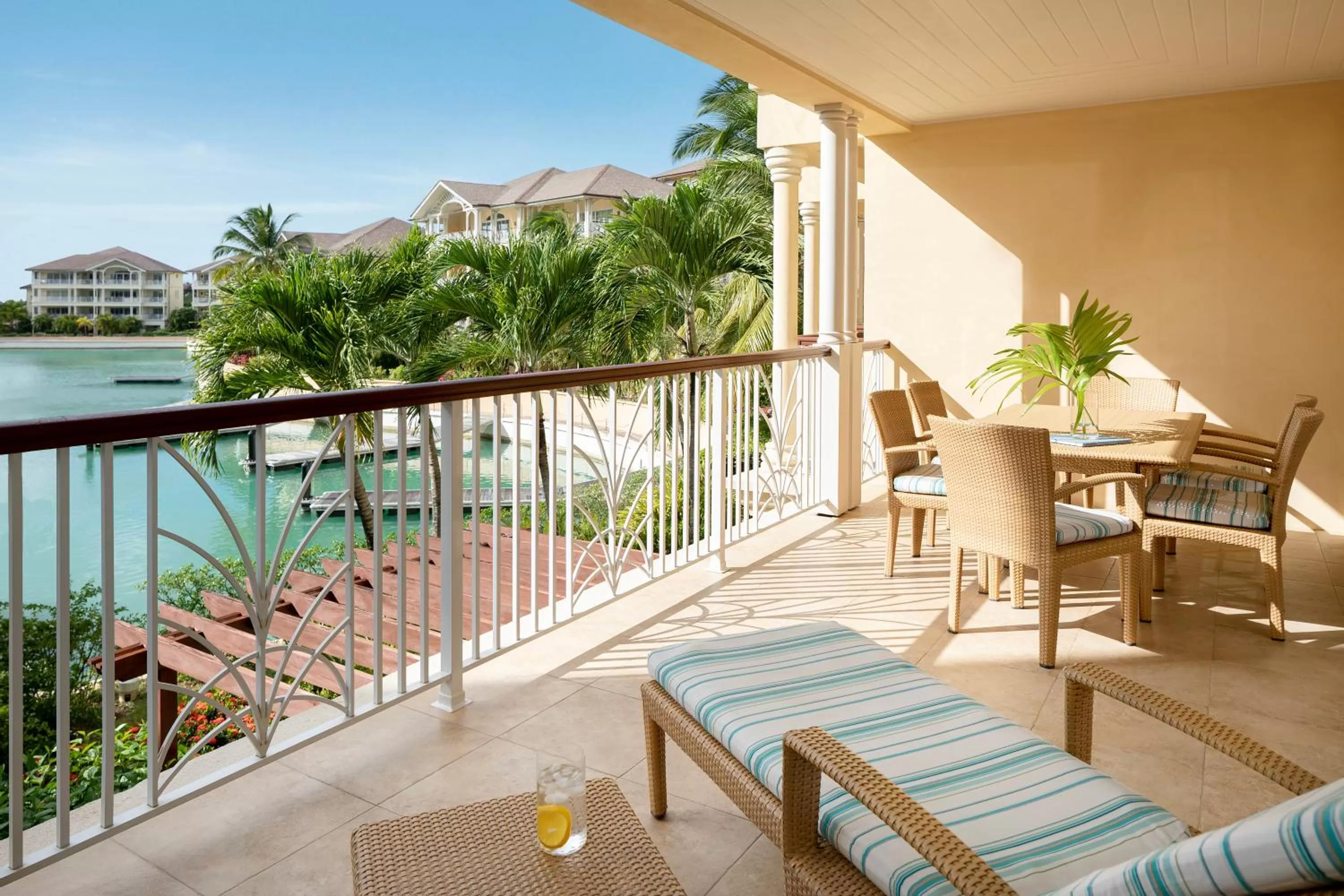Patio in The Landings Resort and Spa - All Suites