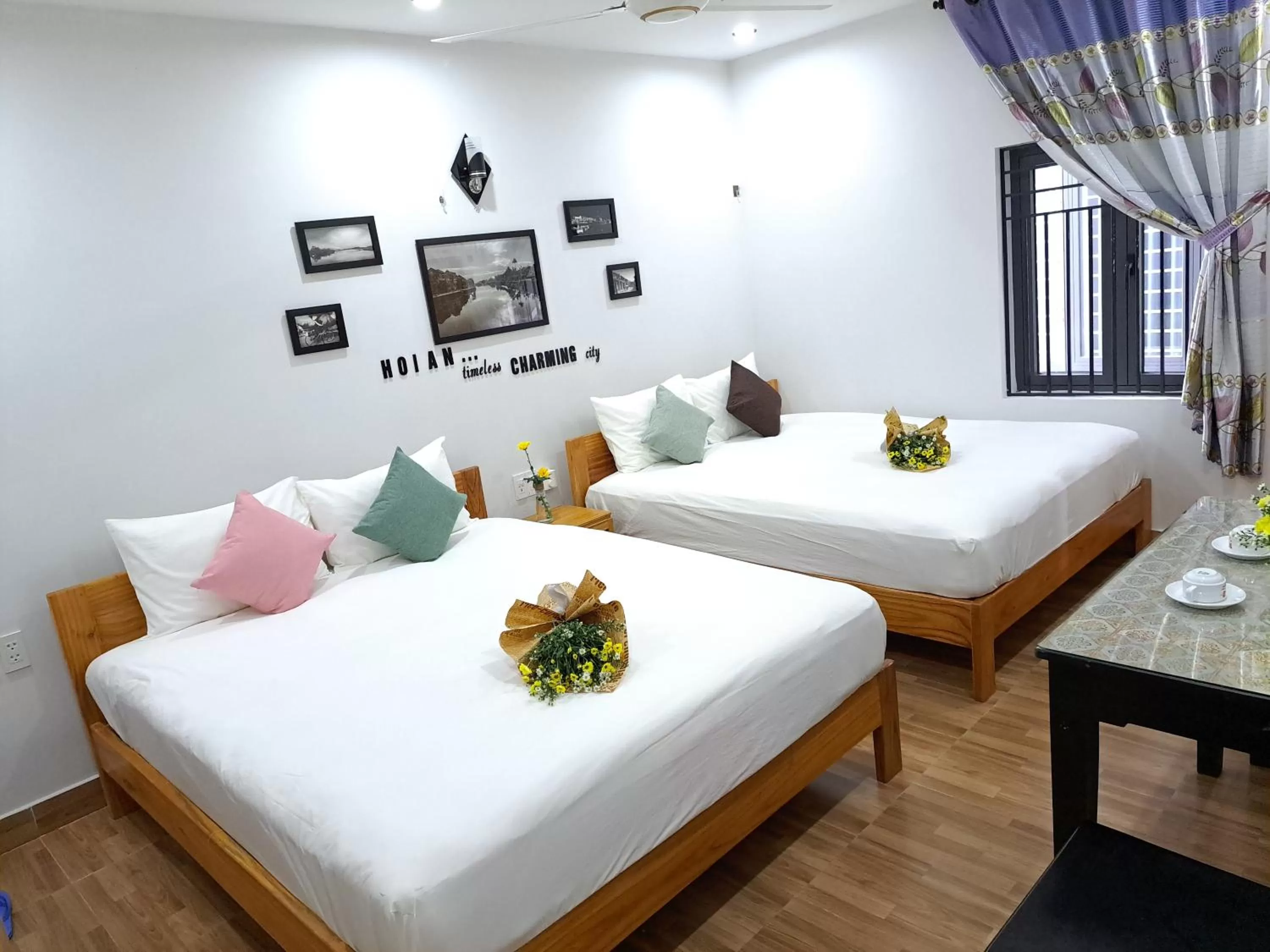 Bed in GREEN TOWN hotel HỘI AN