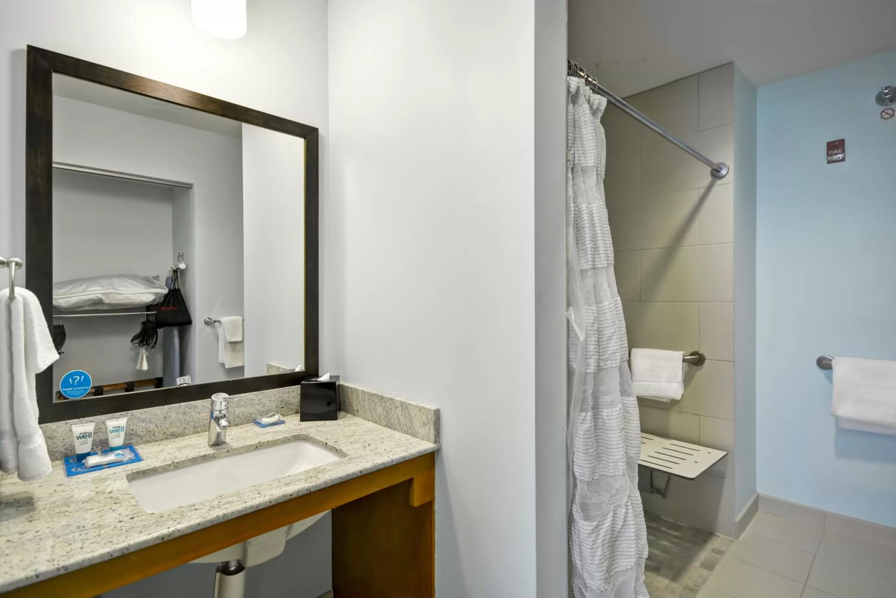 King Studio with Roll-In Shower - Disability Access in Hyatt House Naperville/Warrenville
