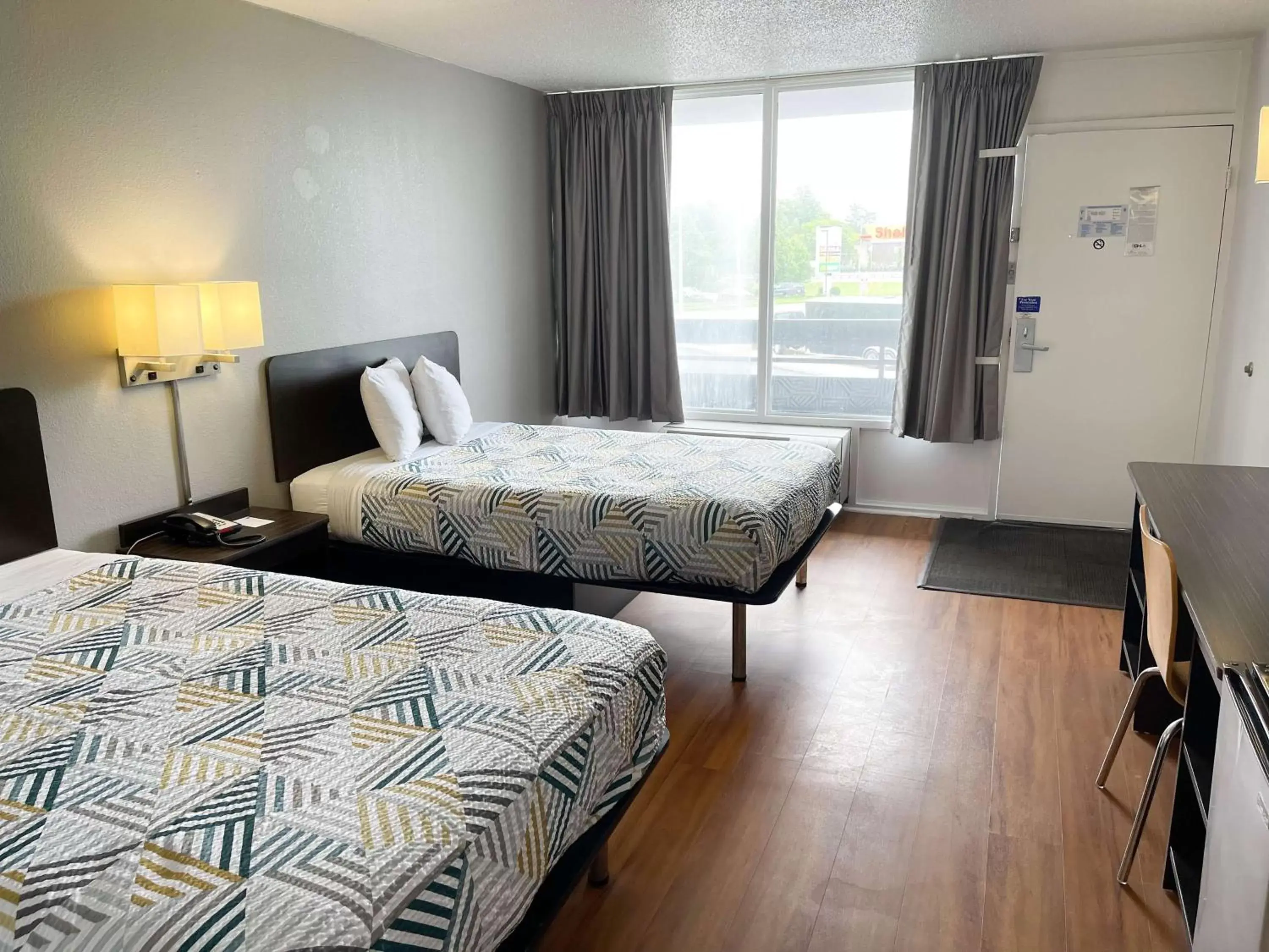 King Room with Two King Beds - single occupancy - Non-Smoking in Motel 6-Troy, OH King Room with Two King Beds - single occupancy - Non-Smoking in Motel 6-Troy, OH