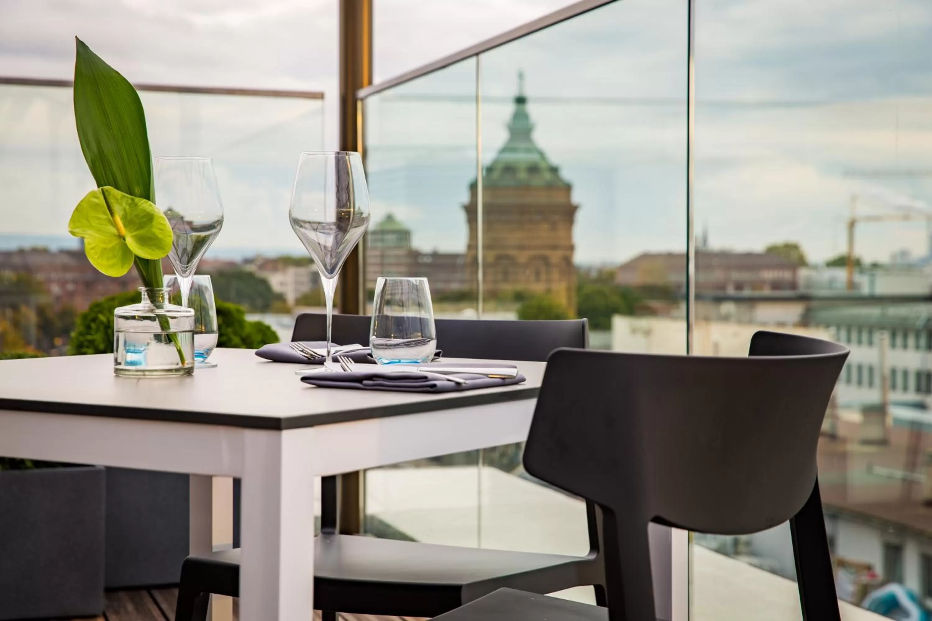 Balcony/Terrace in Radisson Blu Hotel, Mannheim