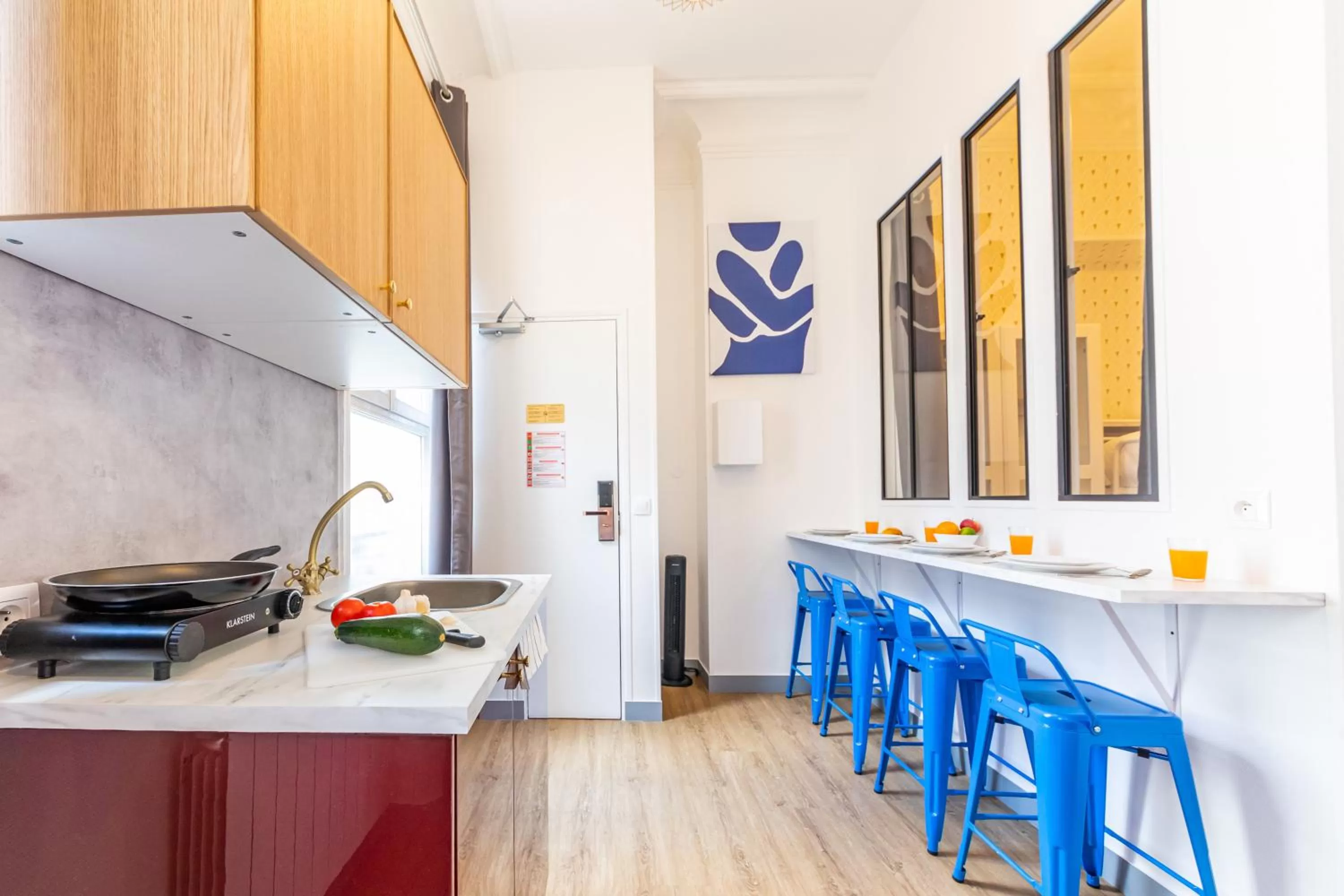 Kitchen or kitchenette in WS Haussmann - La Fayette