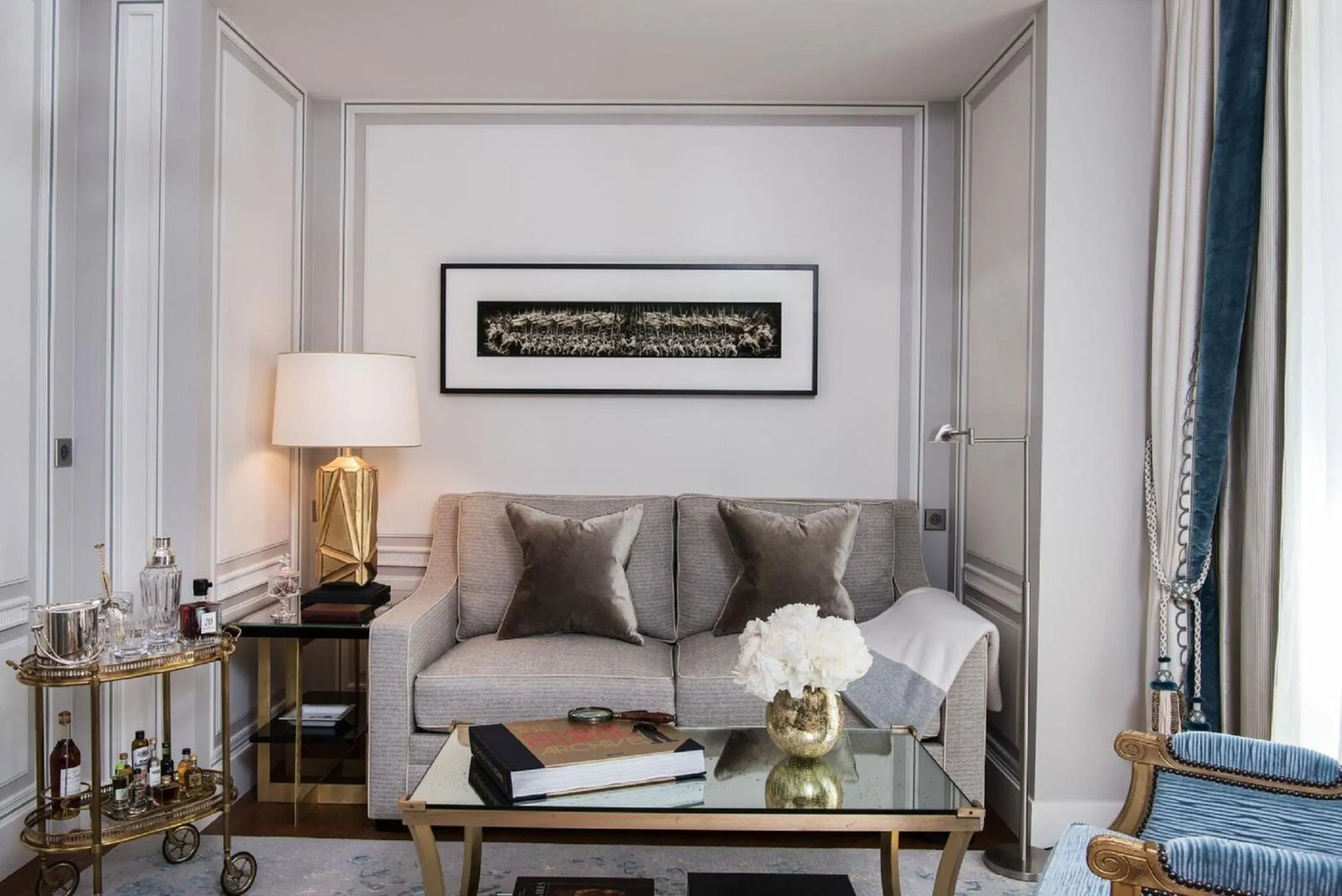 Living room in Hotel de Crillon