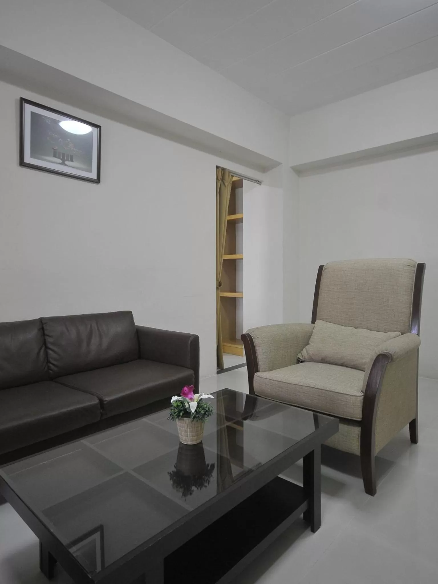 Living room in P Park Residence Charansanitwong