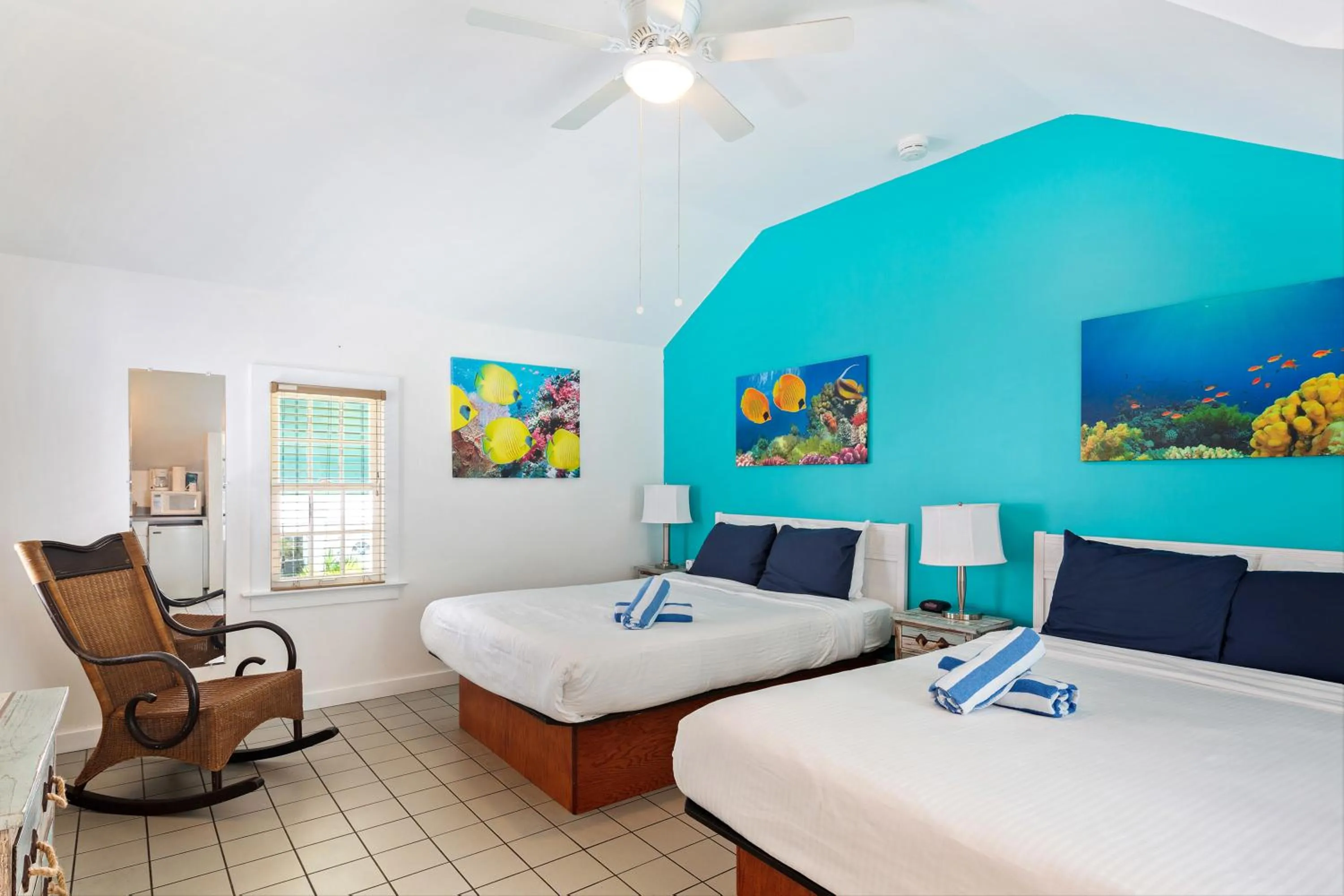 Bed in Wicker Guesthouse