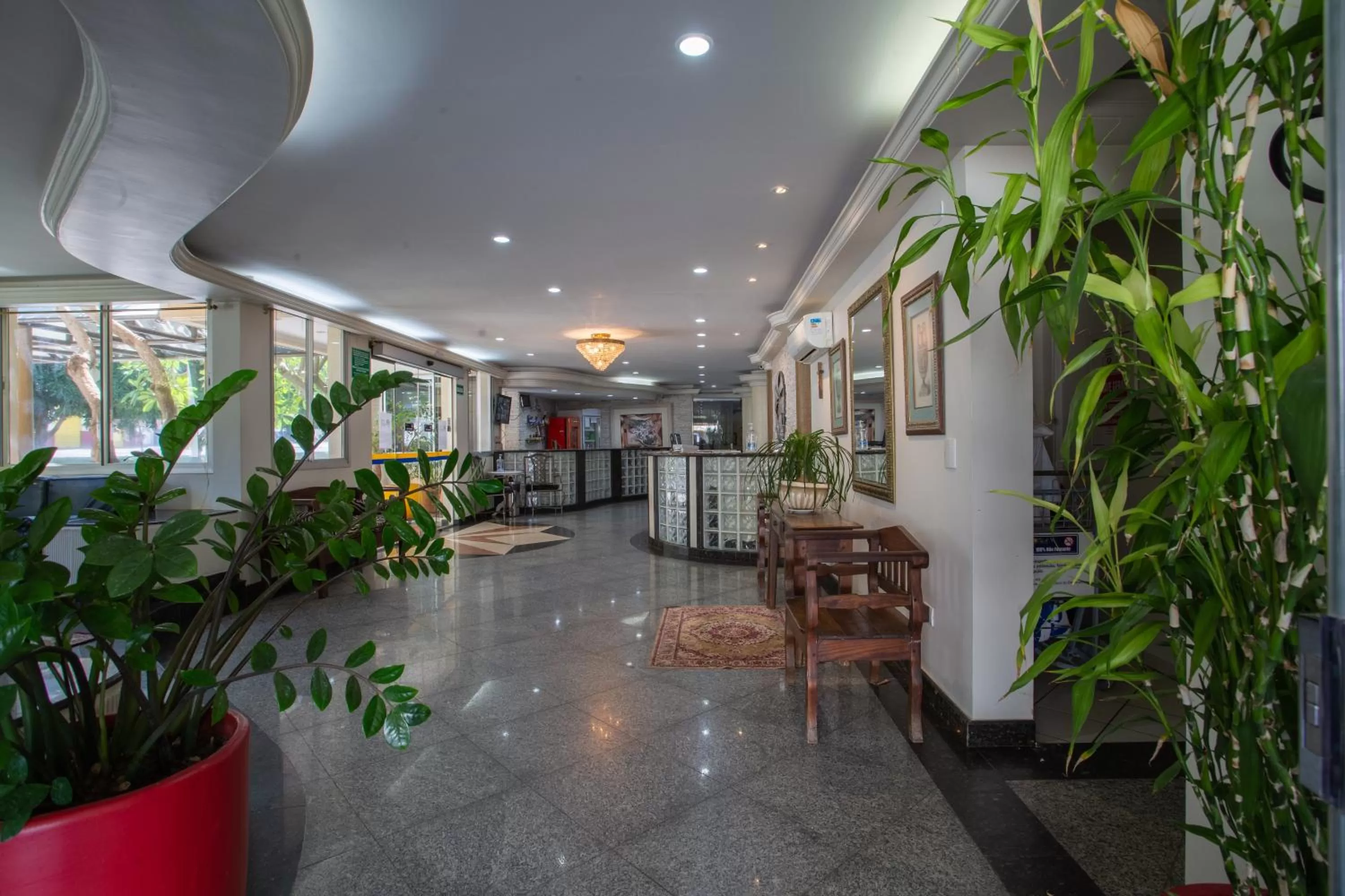 Lobby or reception in Hotel Apollo