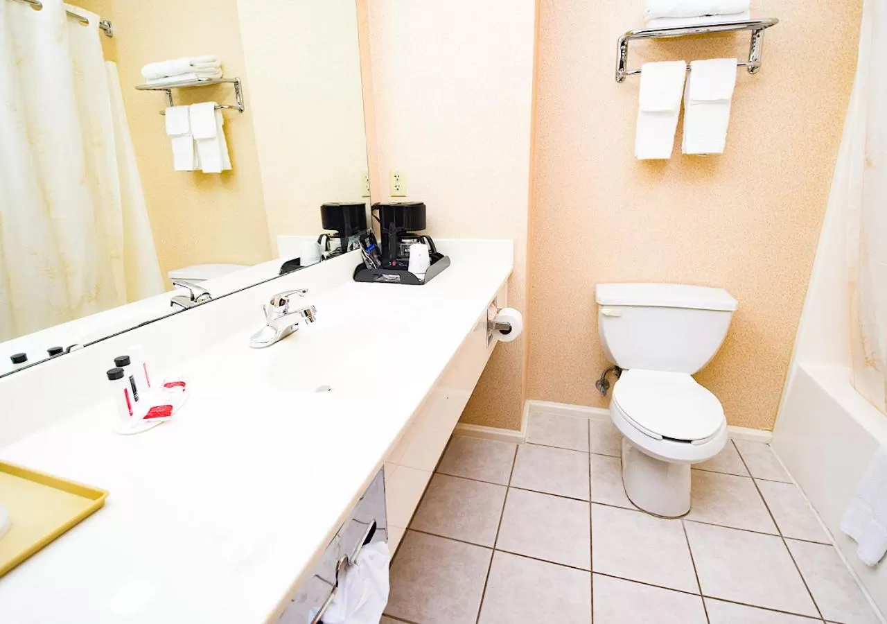 Bathroom in Super 8 by Wyndham Searcy AR