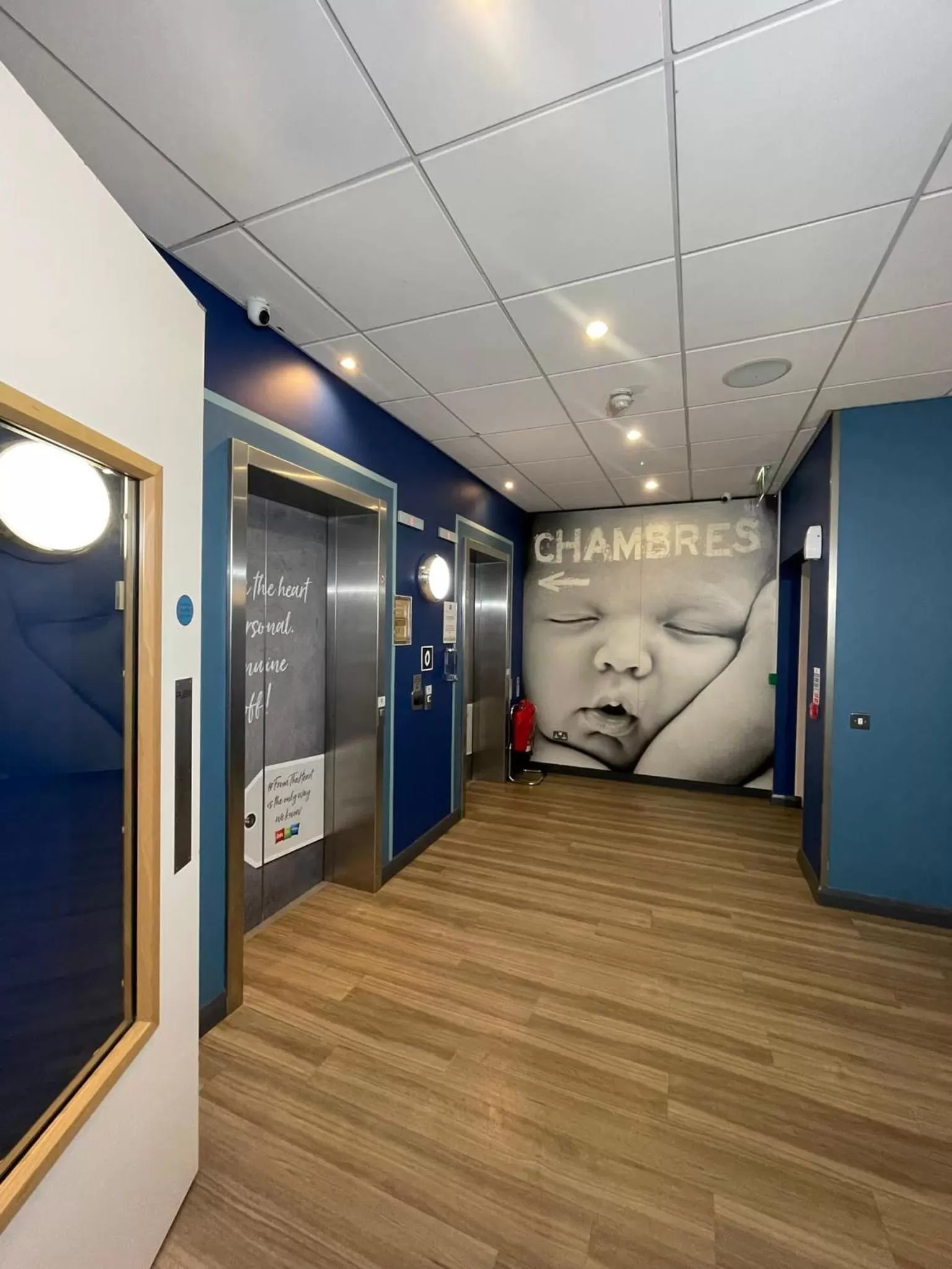 elevator in ibis budget Belfast City Centre