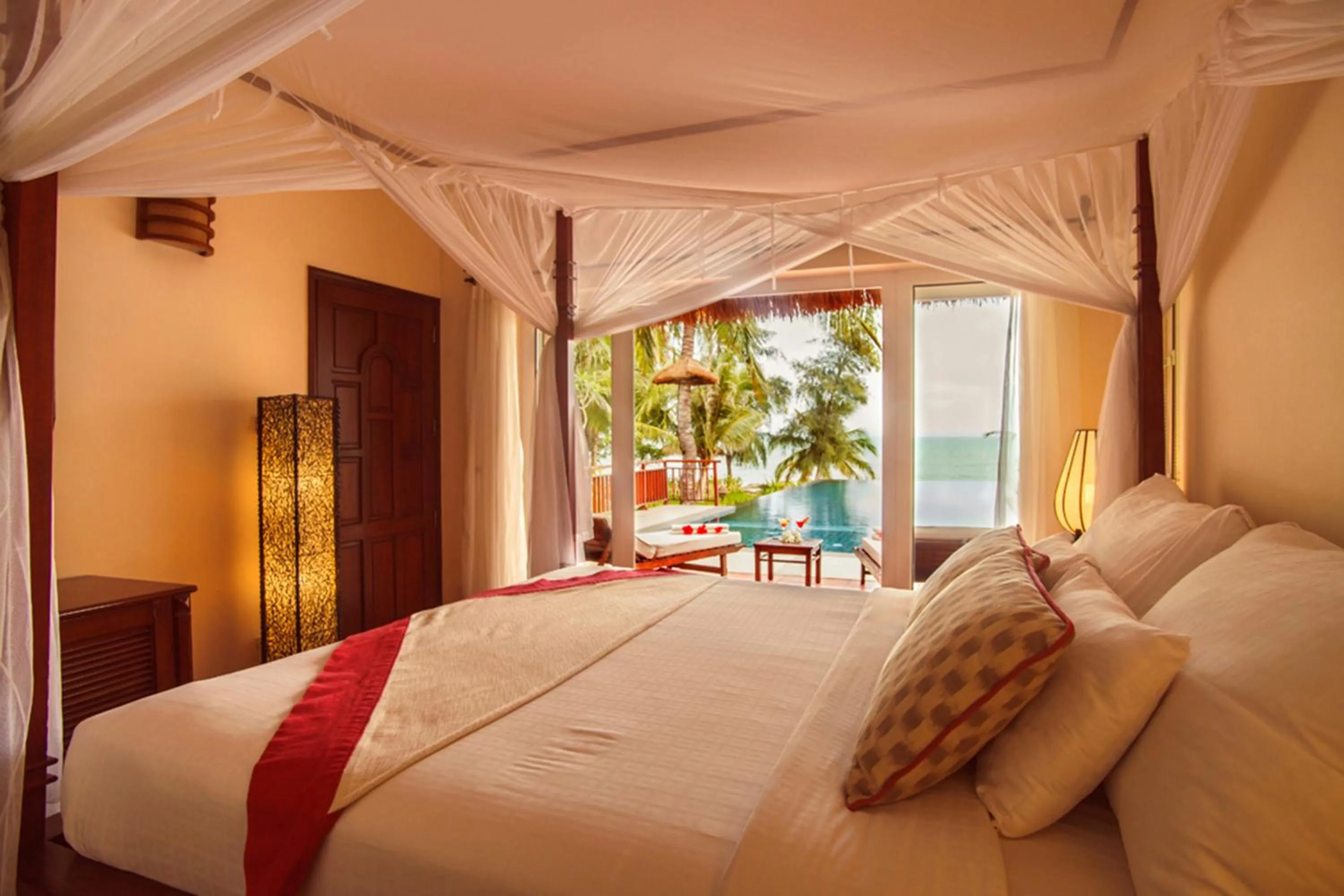 Bed in Victoria Phan Thiet Beach Resort & Spa