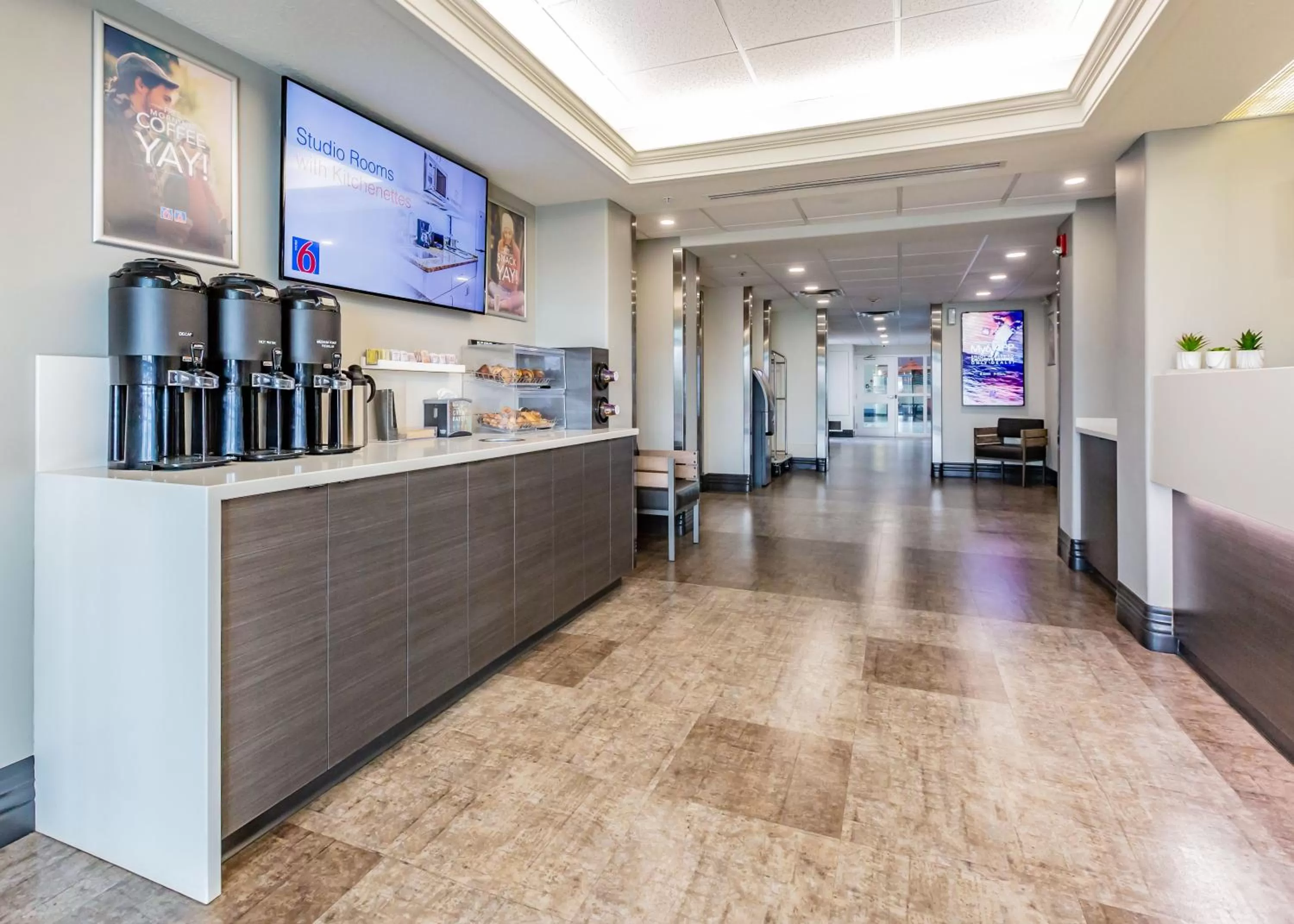 Lobby or reception in Motel 6-Saskatoon, SK