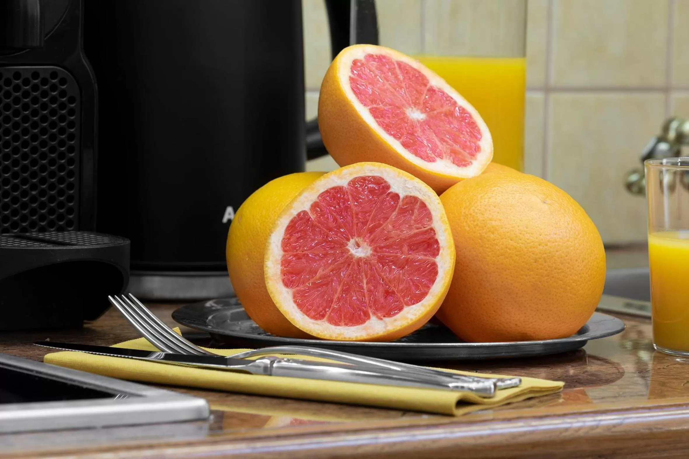 Kitchen or kitchenette in Ventus Rosa Boutique Aparthotel