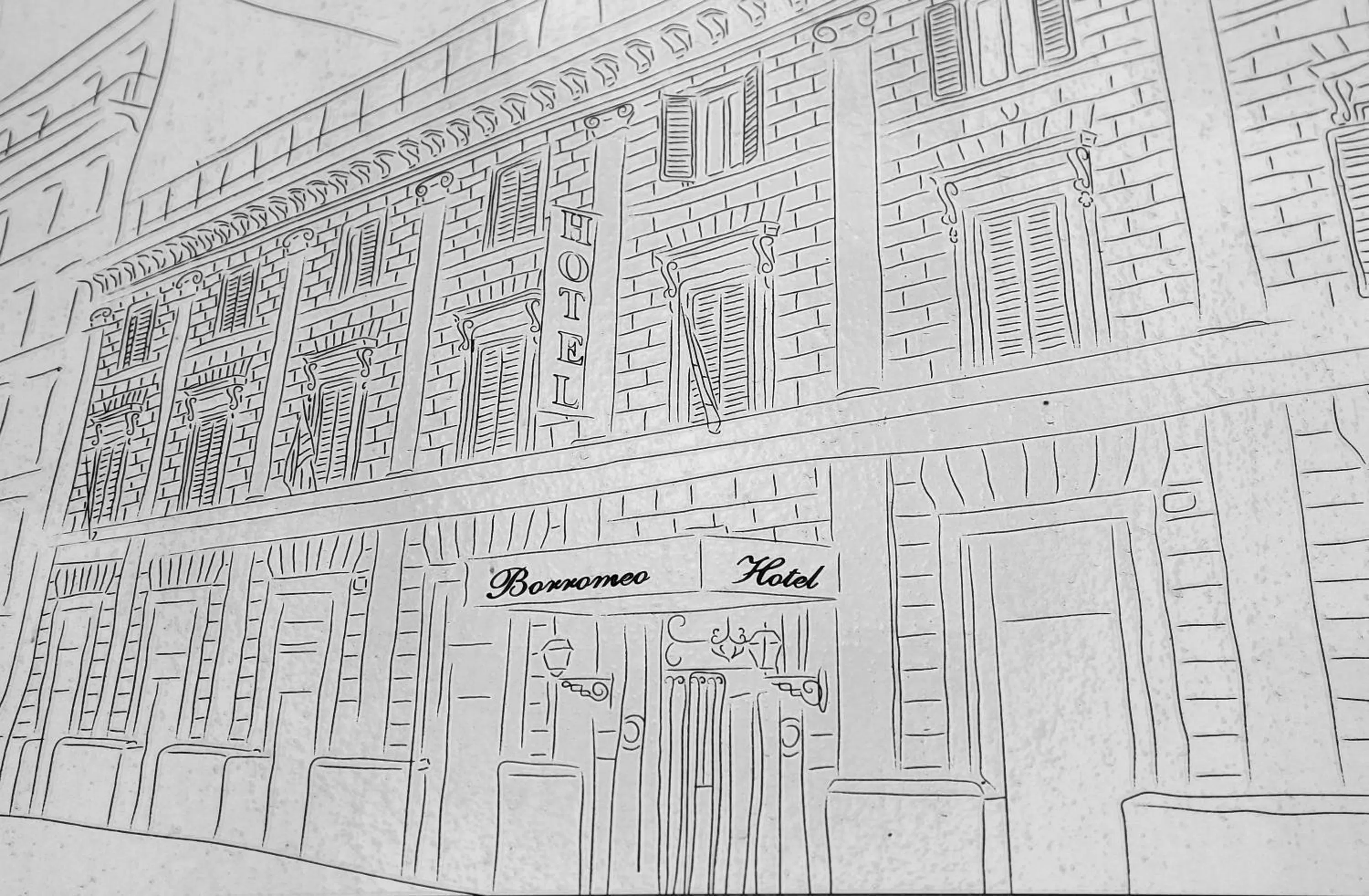 Property logo or sign in Hotel Borromeo