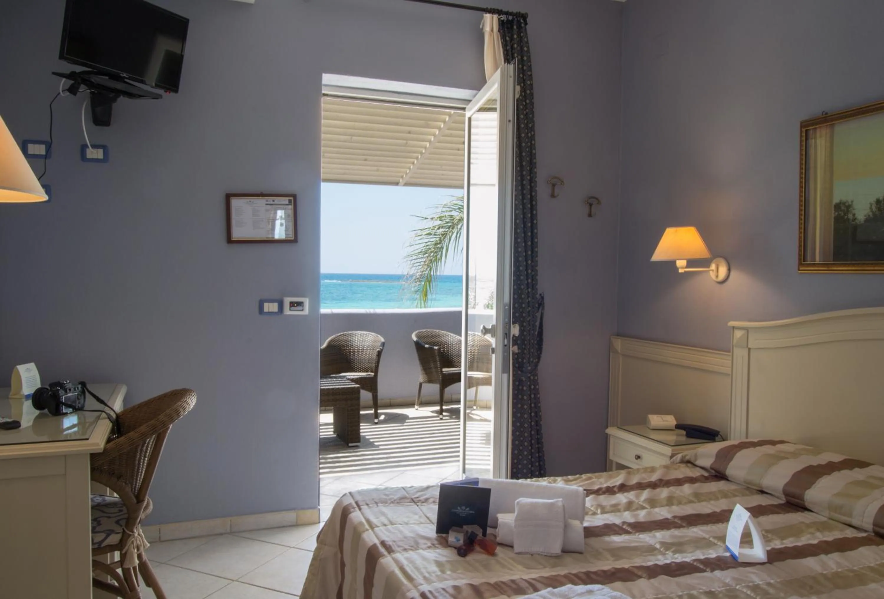 Bedroom, Bed in Conchiglia Azzurra Resort & Beach
