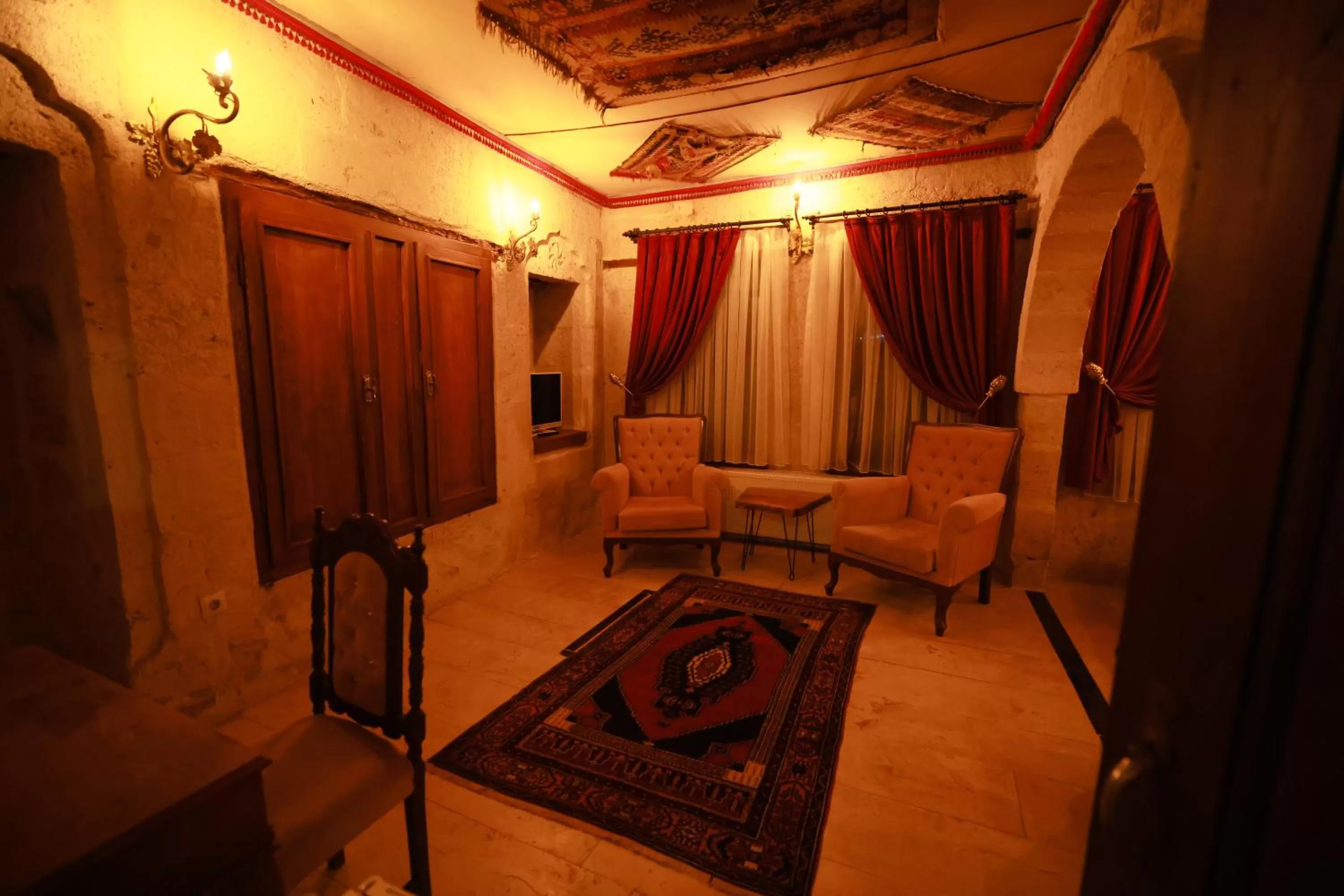 Living room in Cappadocia Nar Cave House & Swimming Pool