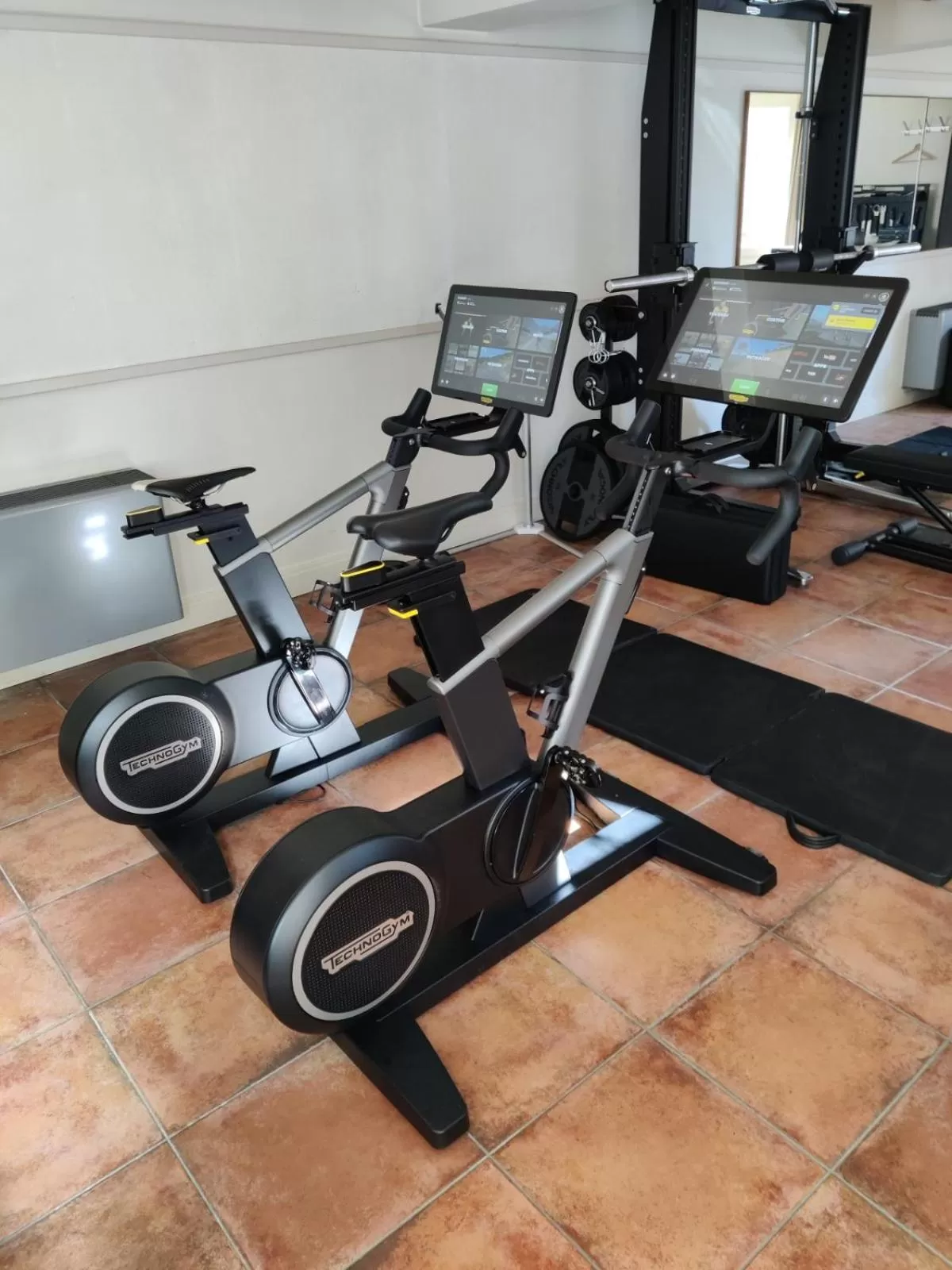 Fitness centre/facilities in Flandrien Hotel