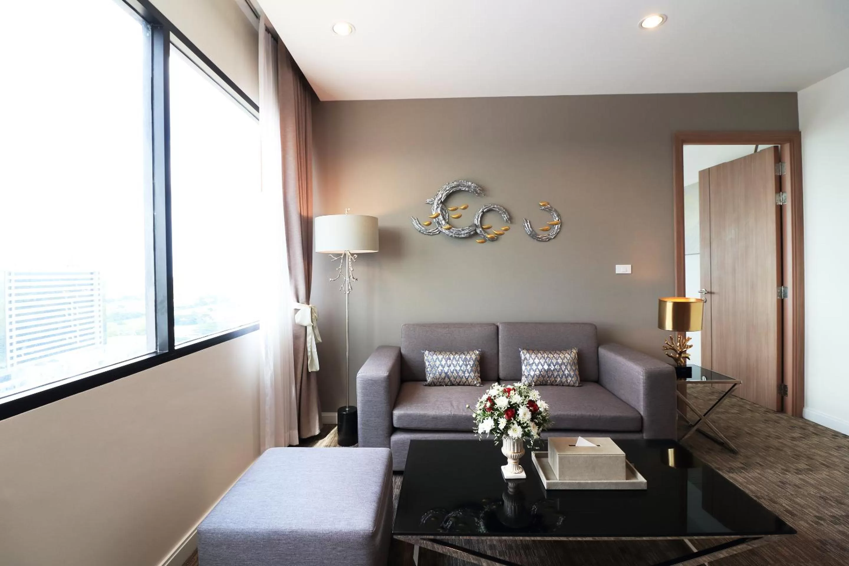 Living room in Grand Fortune Hotel Nakhon Si Thammarat