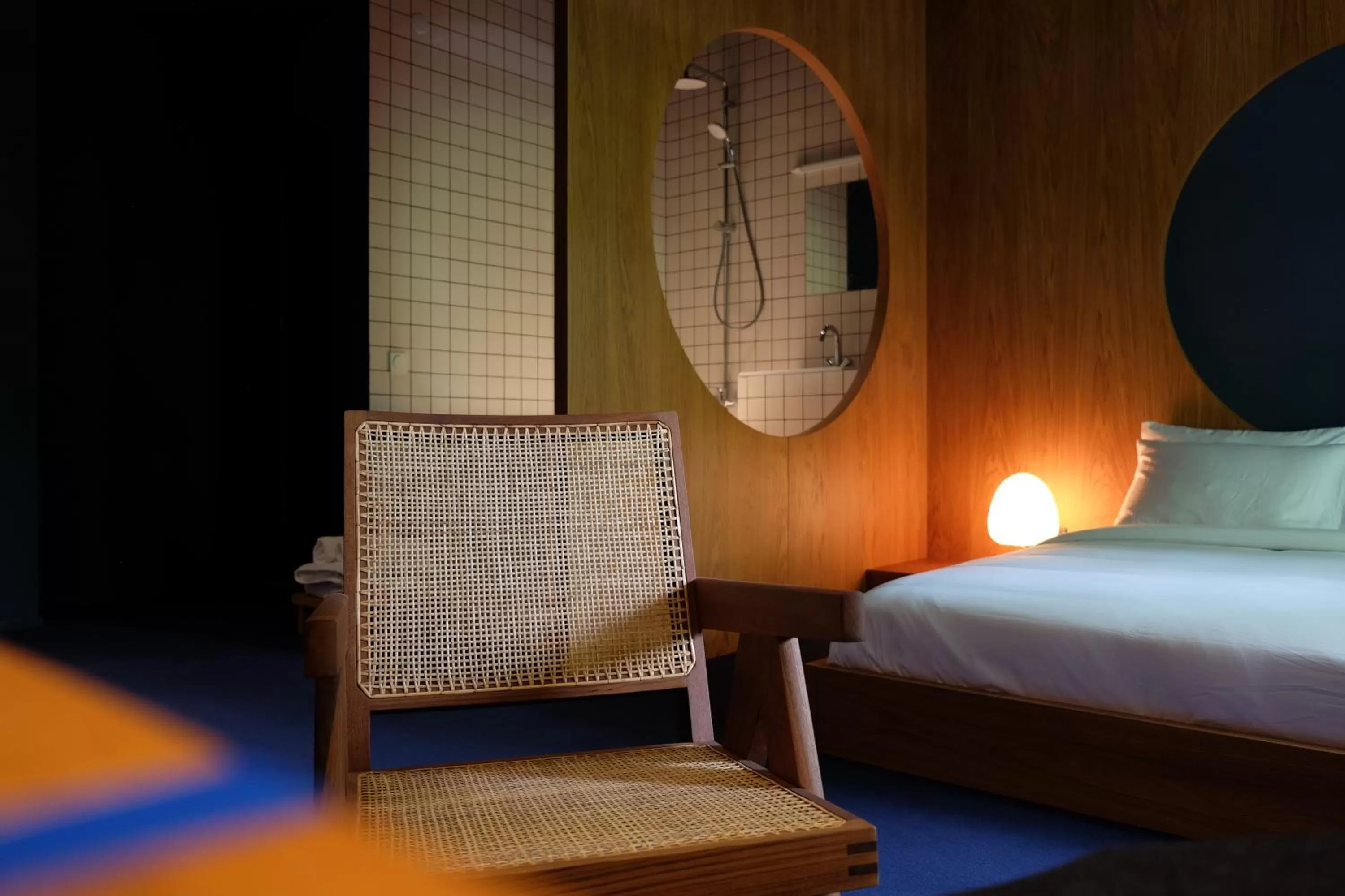 Shower in Blueberry Nights