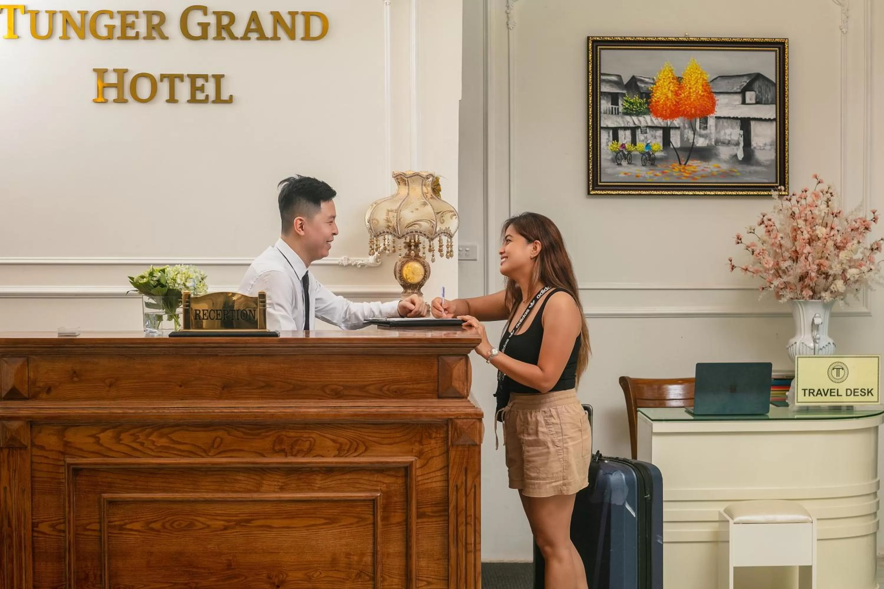 Staff in Tunger Grand Hotel