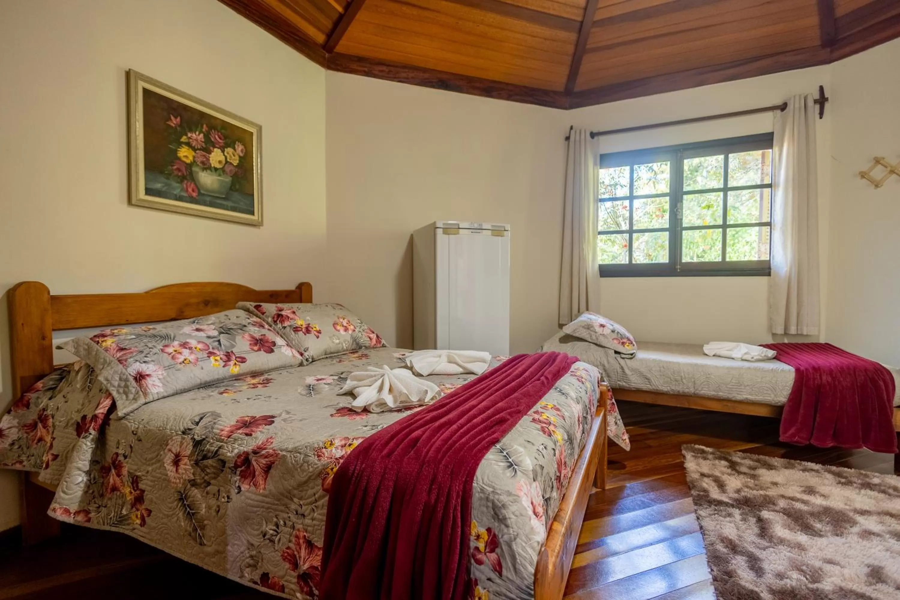 Bed in Pousada 3 Pinheiros