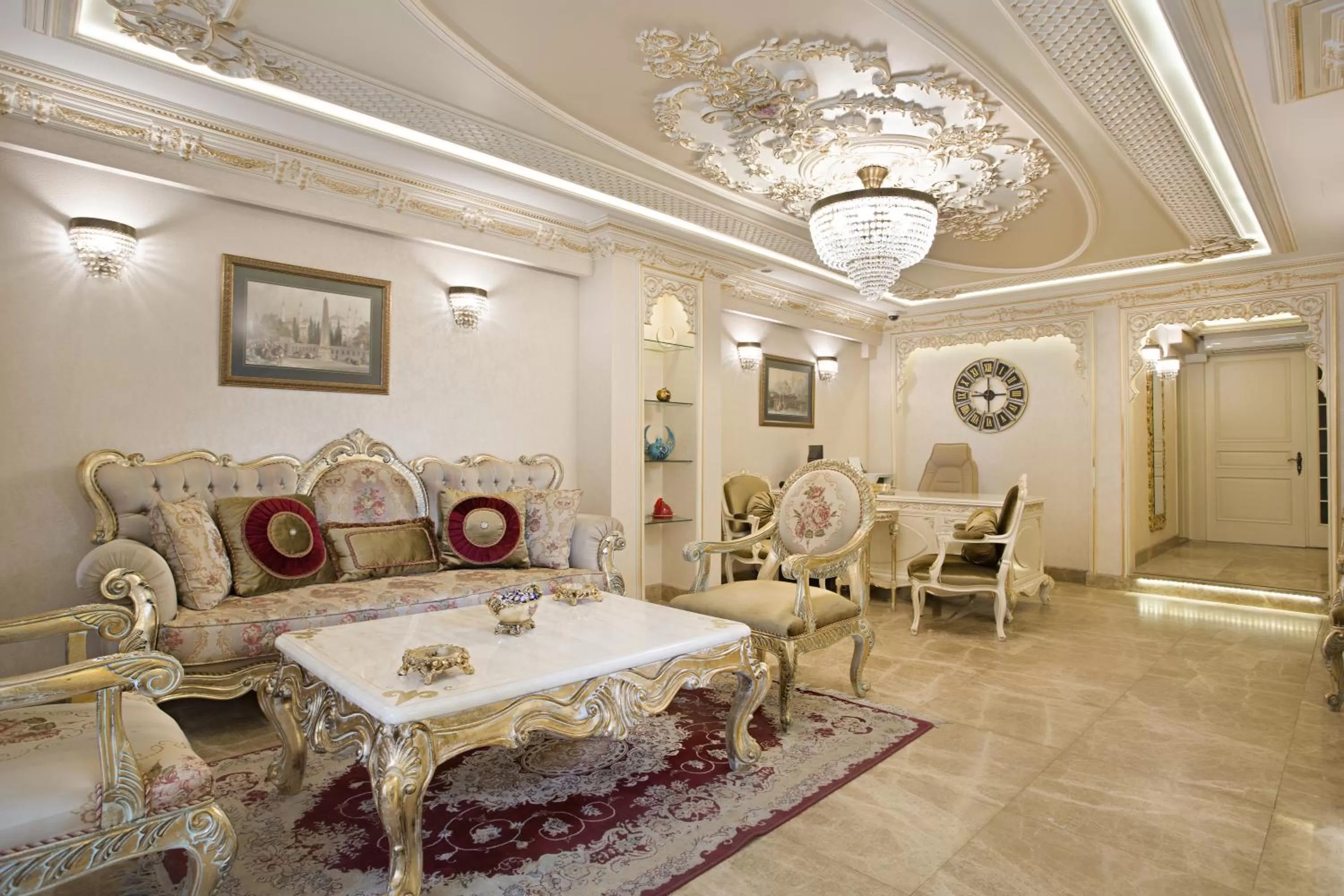 Lobby or reception in Hotel Evsen