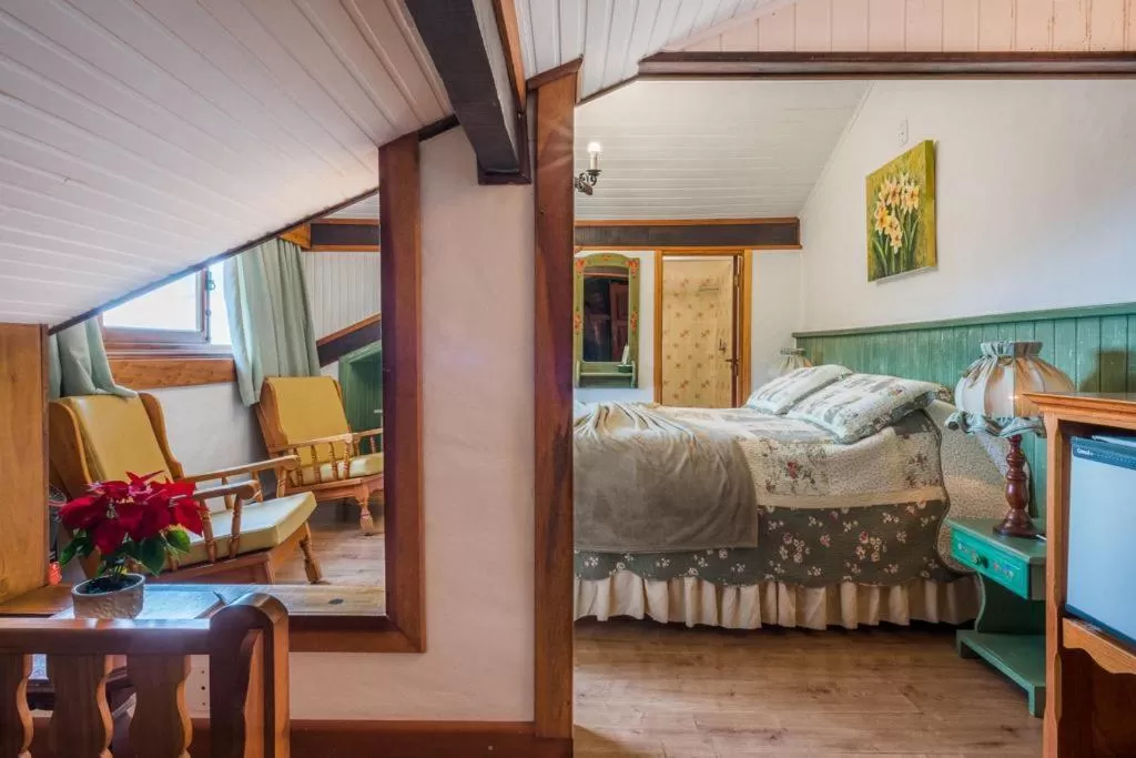 Bed in Hotel Meissner Hof