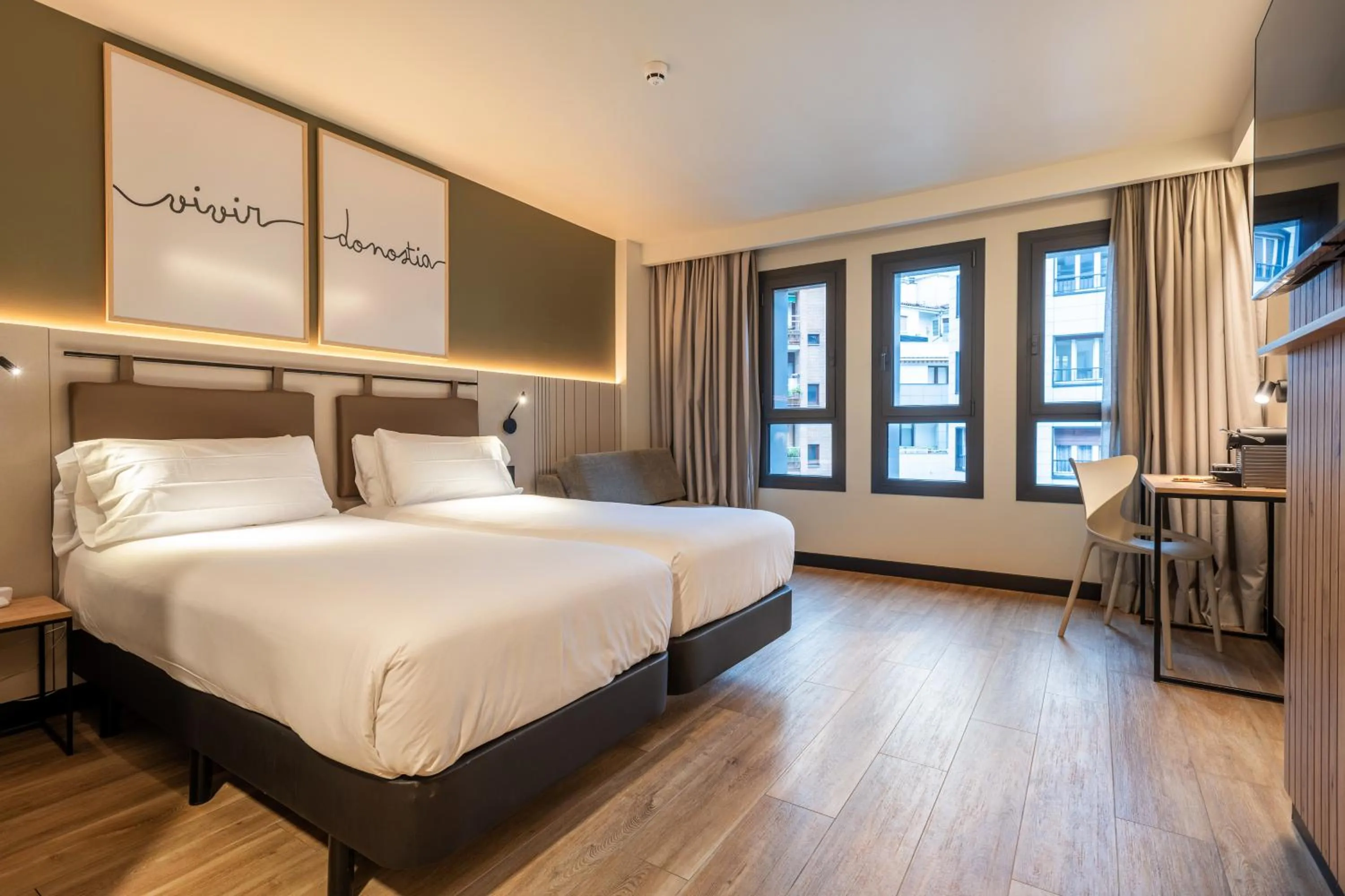 Bed in Hotel Bed4U Zurriola San Sebastian