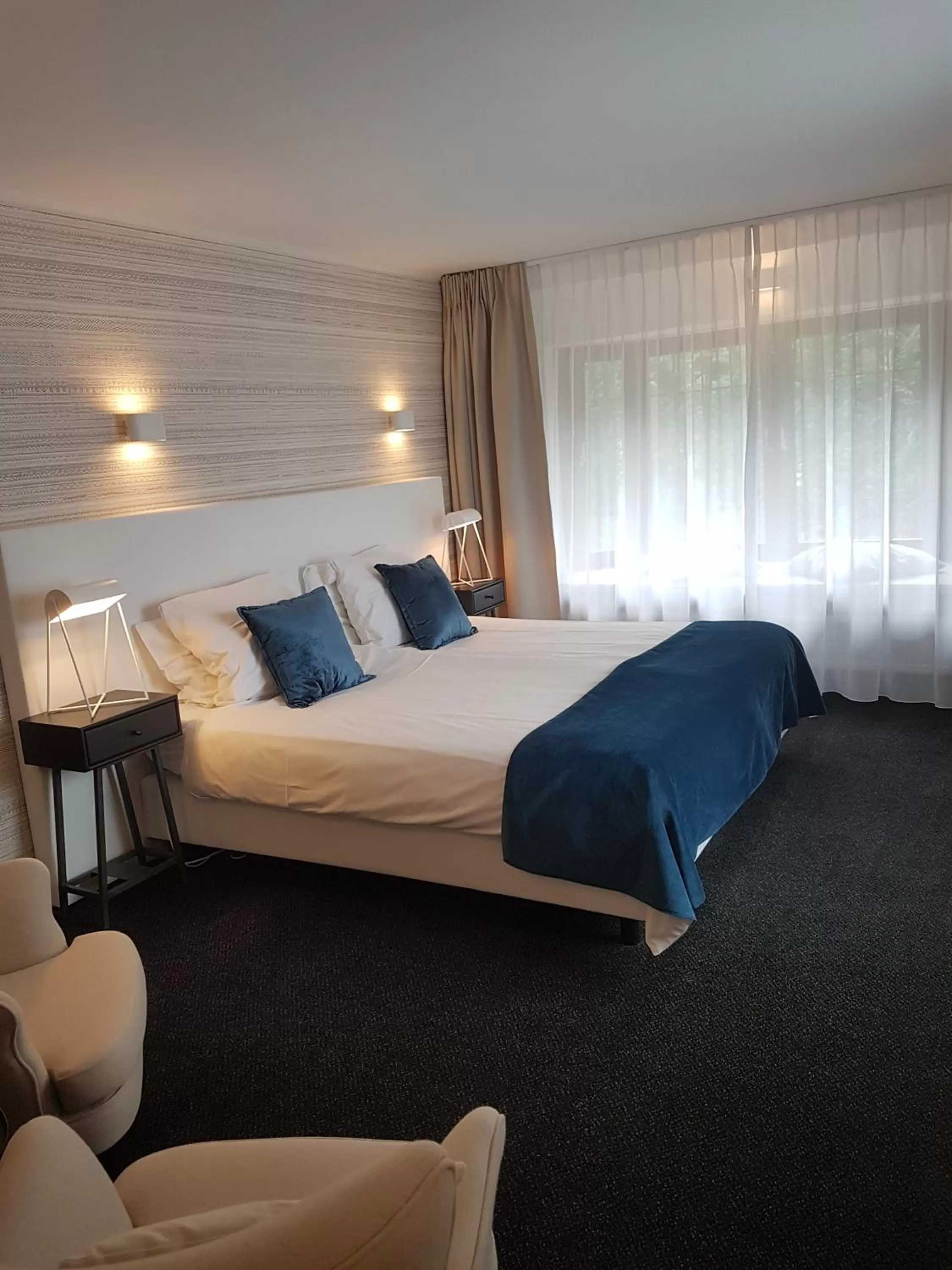 Bed in Hotel Herrloh