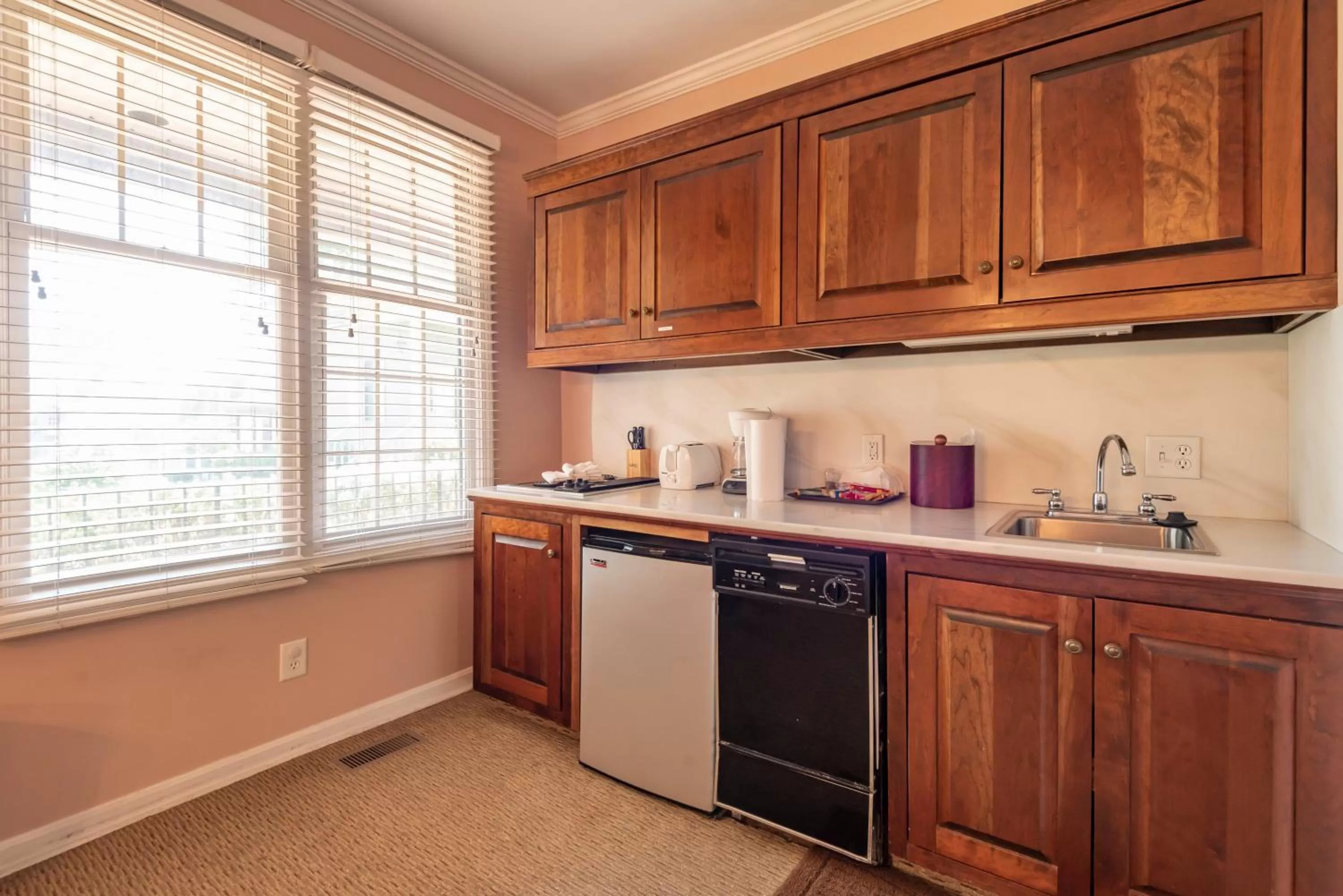 Kitchen or kitchenette in Century Suites Hotel