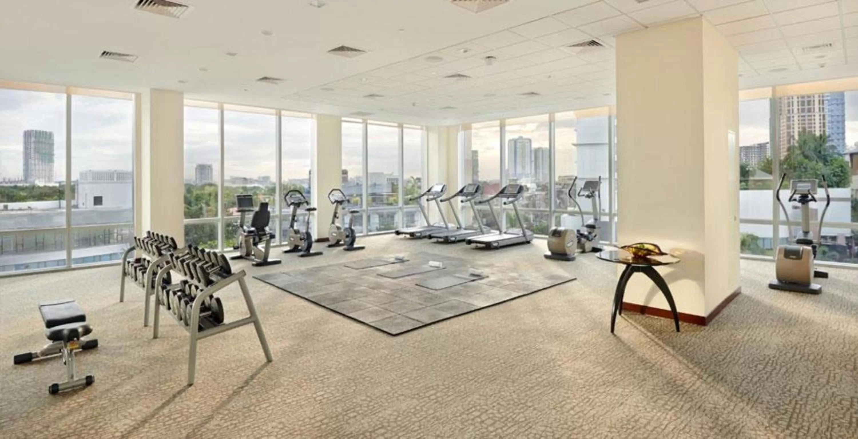 Fitness centre/facilities in Fairmont Makati