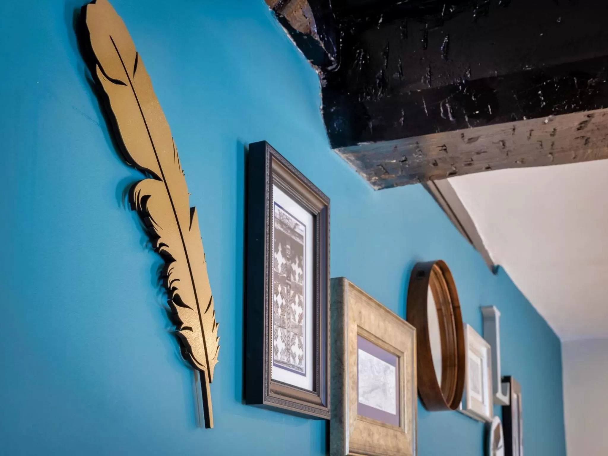 Decorative detail in The Feathers Hotel