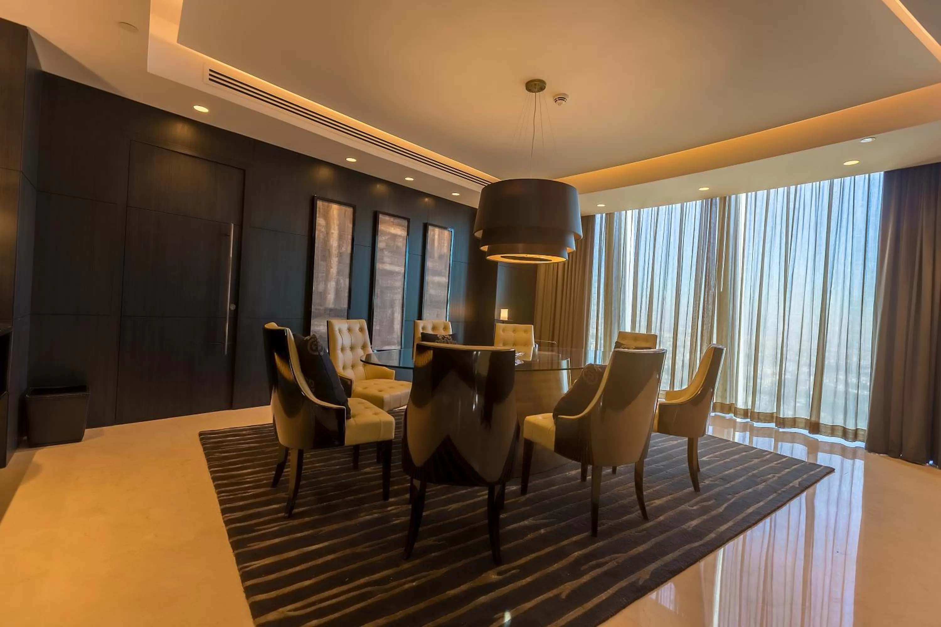 Seating area in Amman Rotana