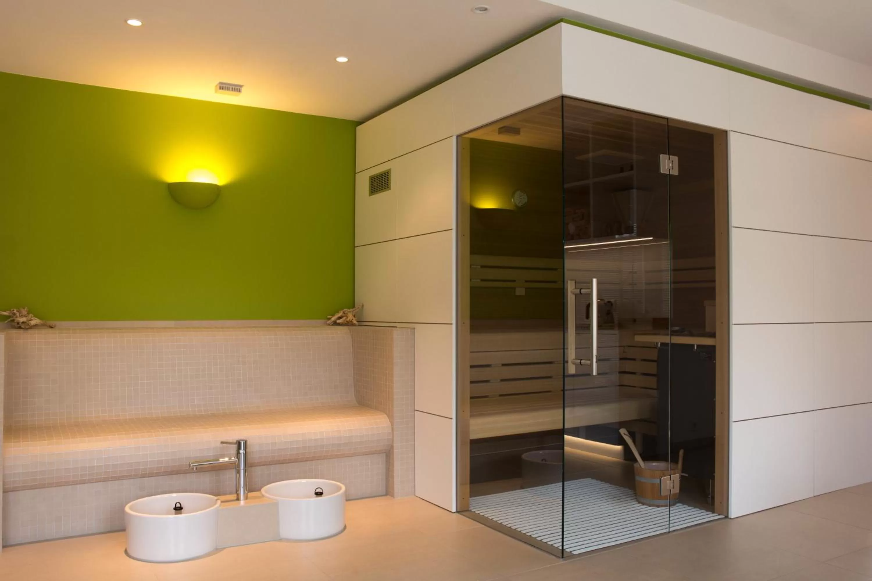 Sauna in Hotel Insel Pension